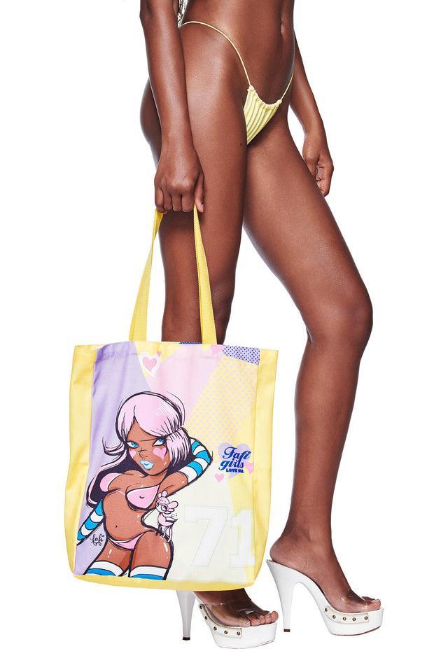 FAFI TOTE BAG - YELLOW Product Image