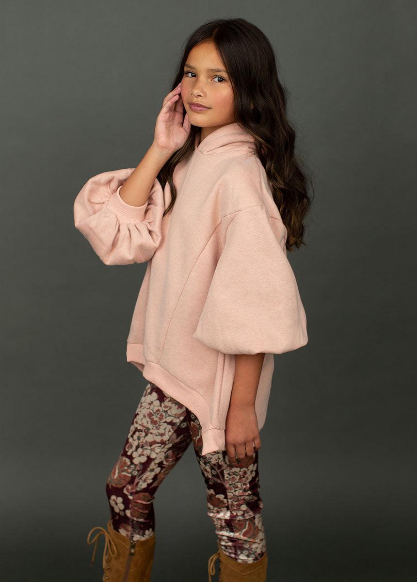 Myla Leggings in Currant Floral Girls Product Image