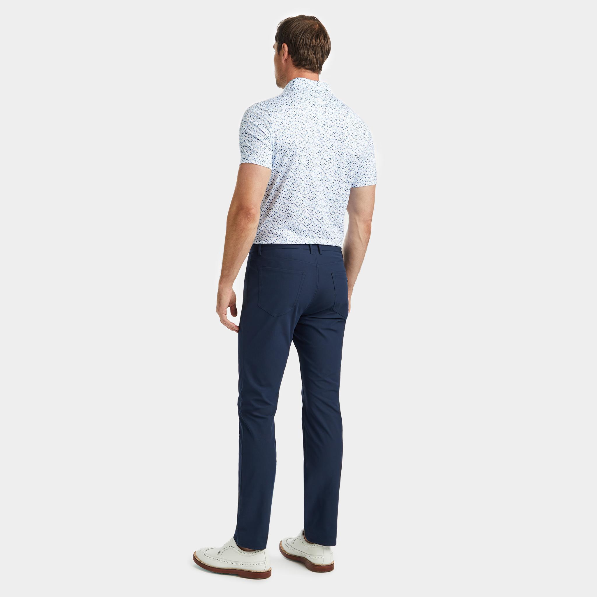 AYE POPPY TECH JERSEY MODERN SPREAD COLLAR POLO Product Image