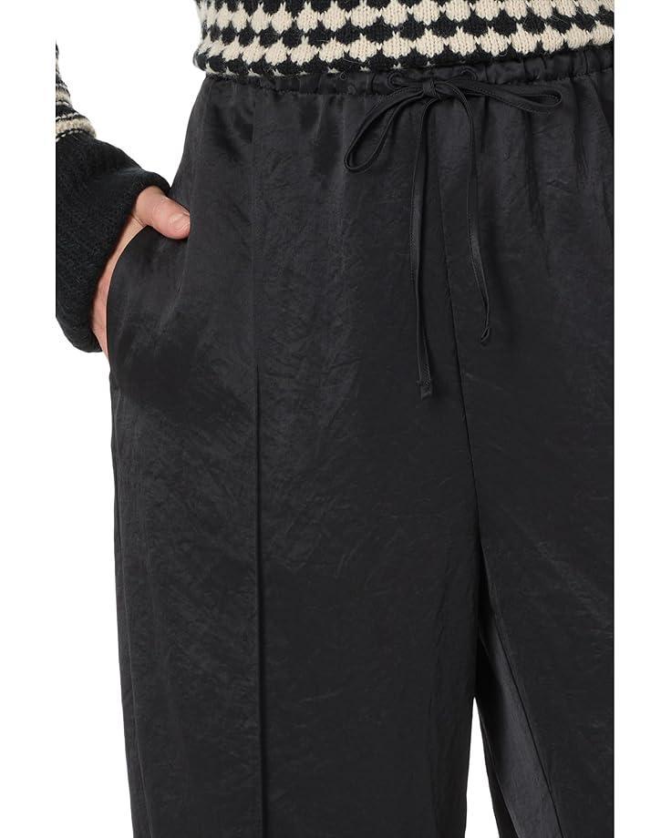 Kick Out Crop Jeans in Washed Black: Raw Hem Edition Product Image