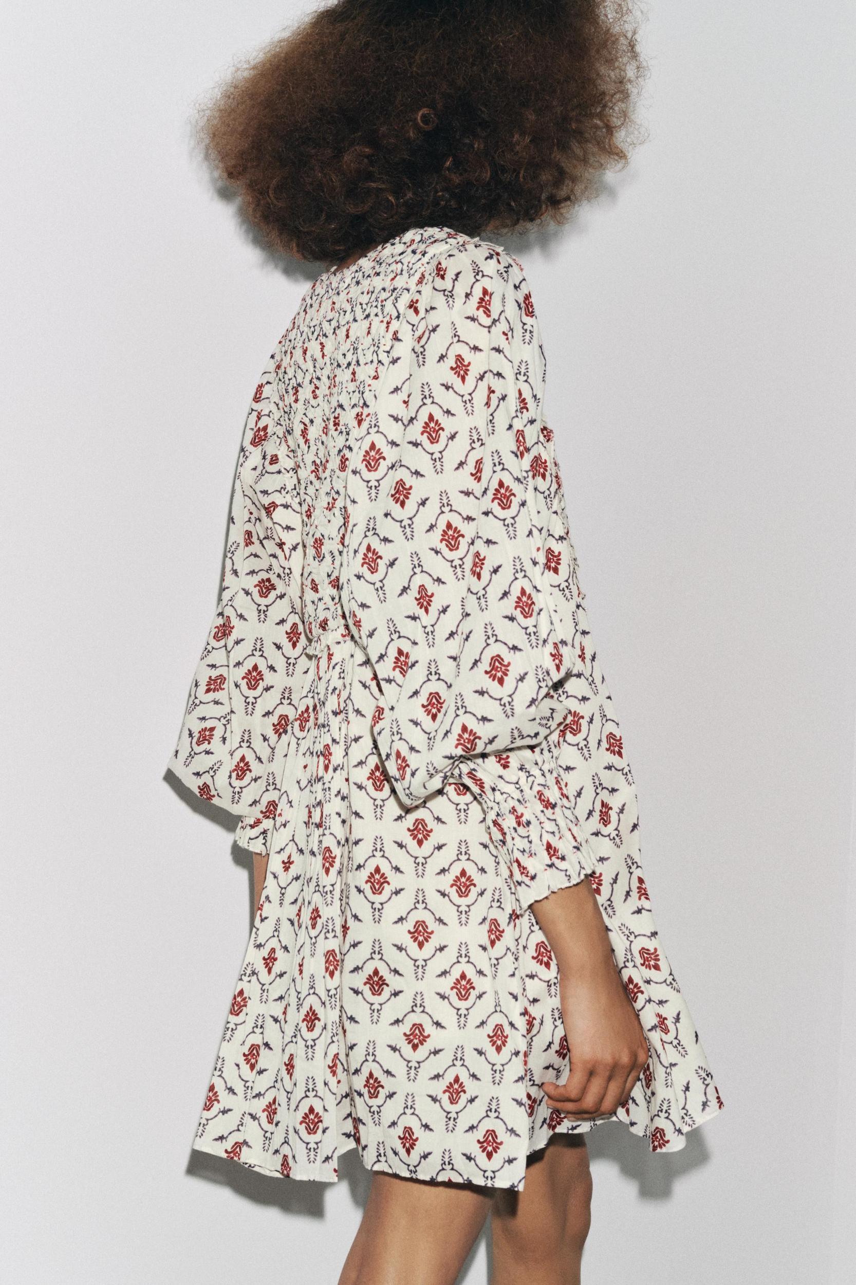 ZW COLLECTION PRINTED SHORT DRESS Product Image