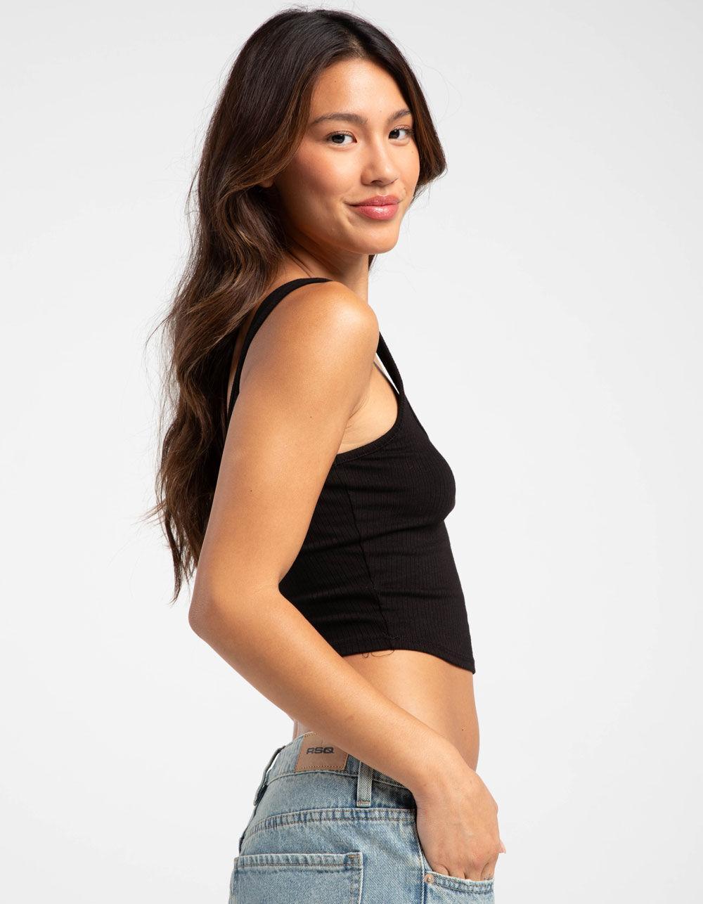 TILLYS Square Neck Womens Tank Top - DUSK Product Image