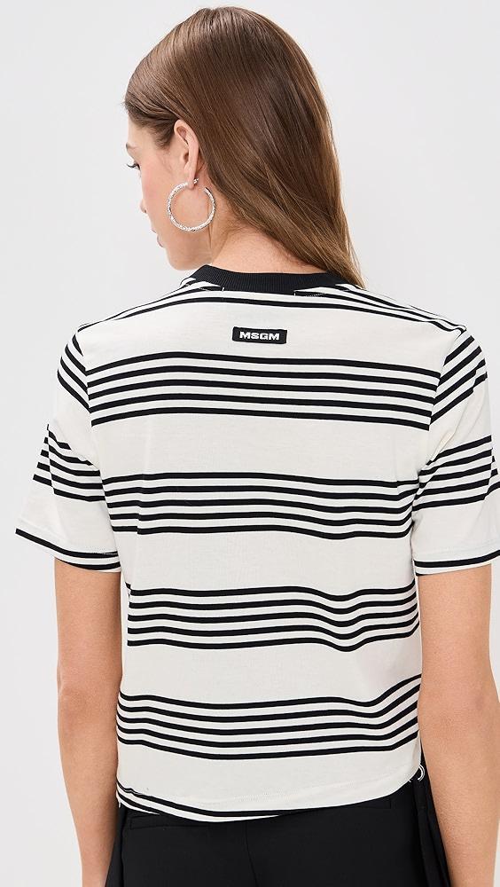 MSGM Stripe Tee | Shopbop Product Image