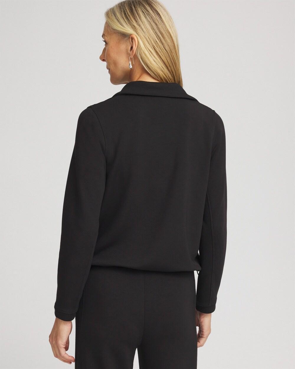 Zenergy® Scuba Ribbed Sweatshirt Product Image