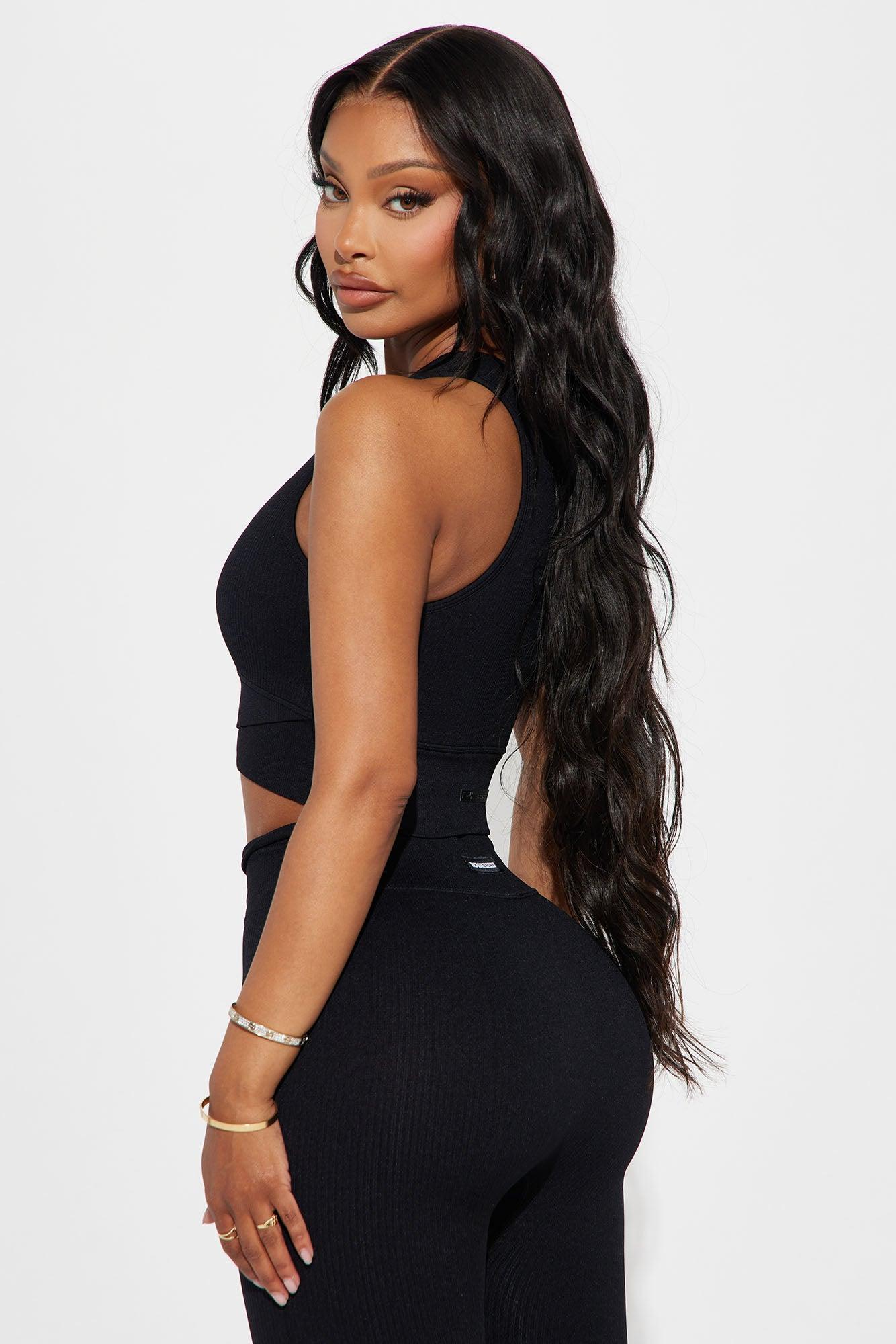 Highest Peak Effortless Seamless Sports Bra - Black Product Image