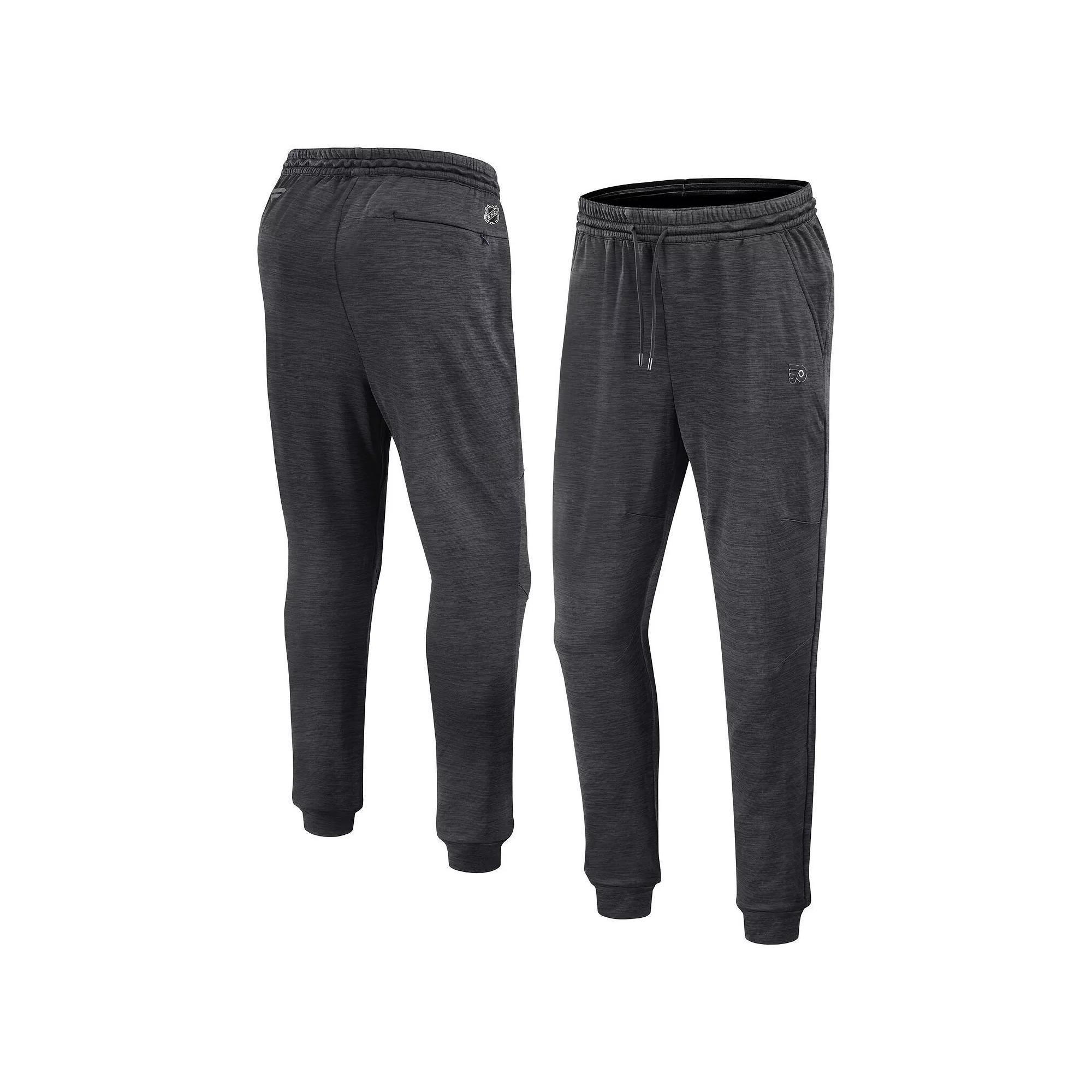 Men's Fanatics  Heather Charcoal Philadelphia Flyers Authentic Pro Fleece Sweatpants, Size: Medium, Fly Charco Product Image