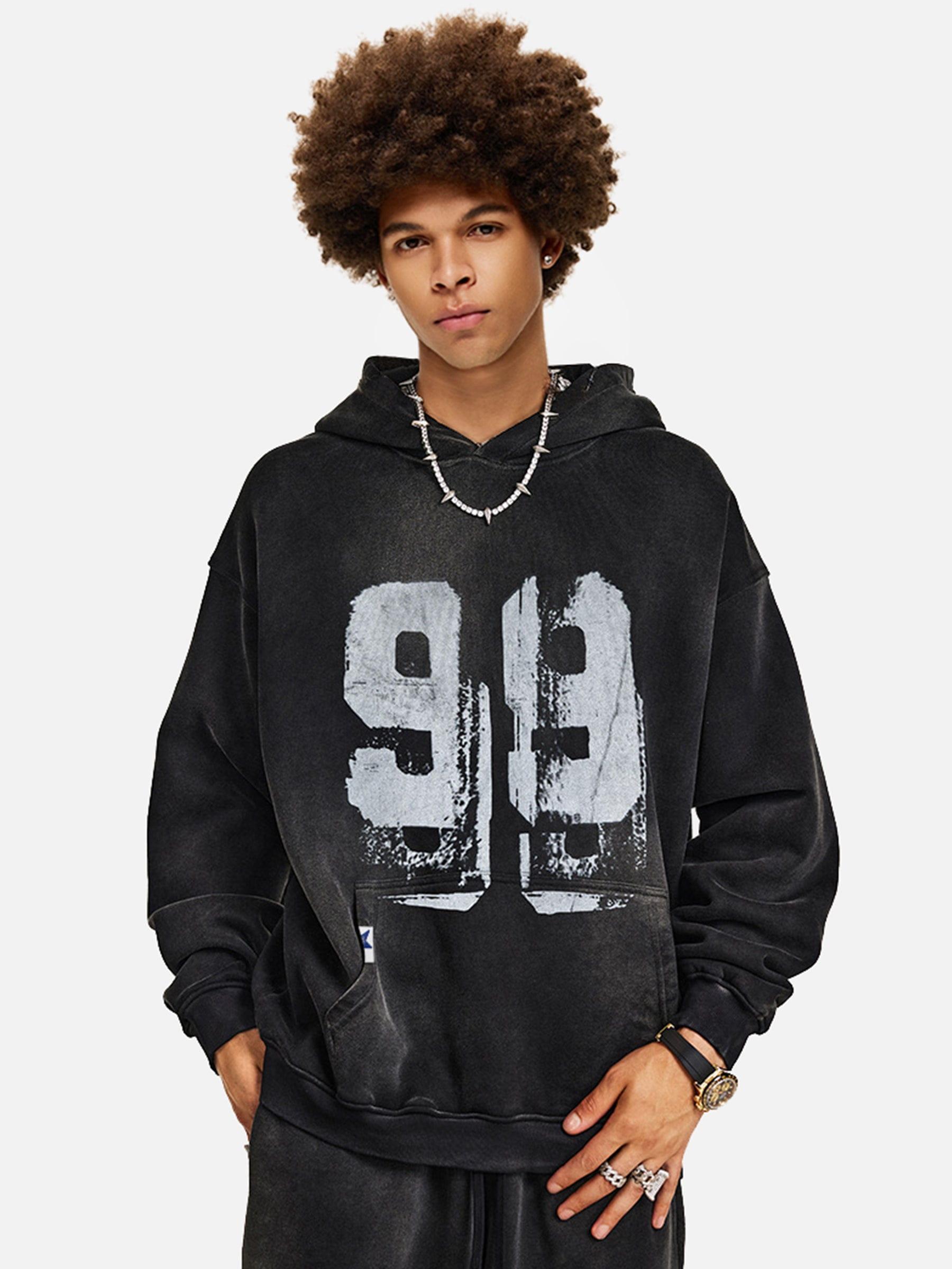 Aelfric Eden Graffiti Number Hoodie Product Image