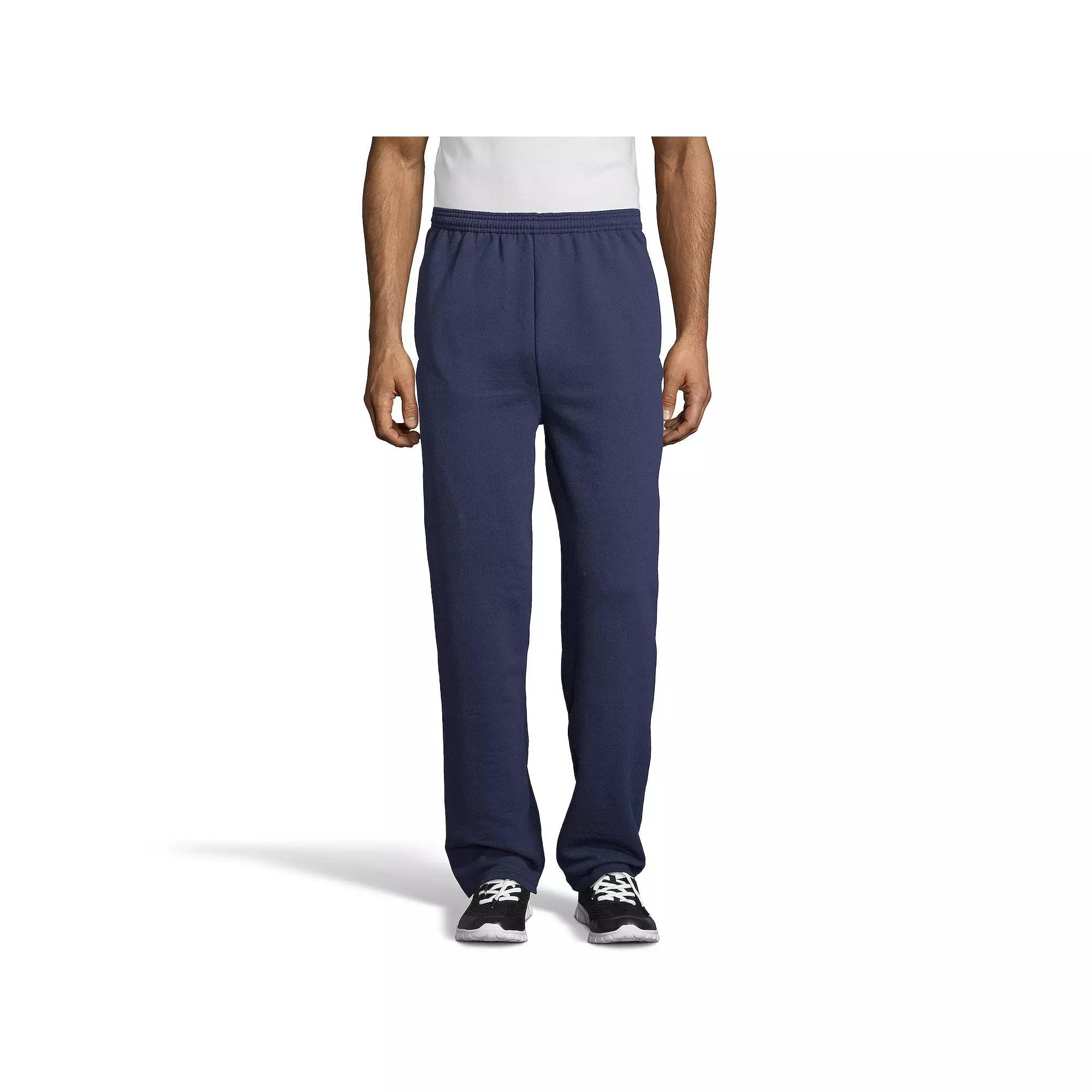 Men's Hanes® EcoSmart Fleece Sweatpants, Size: XL, Light Silver Product Image