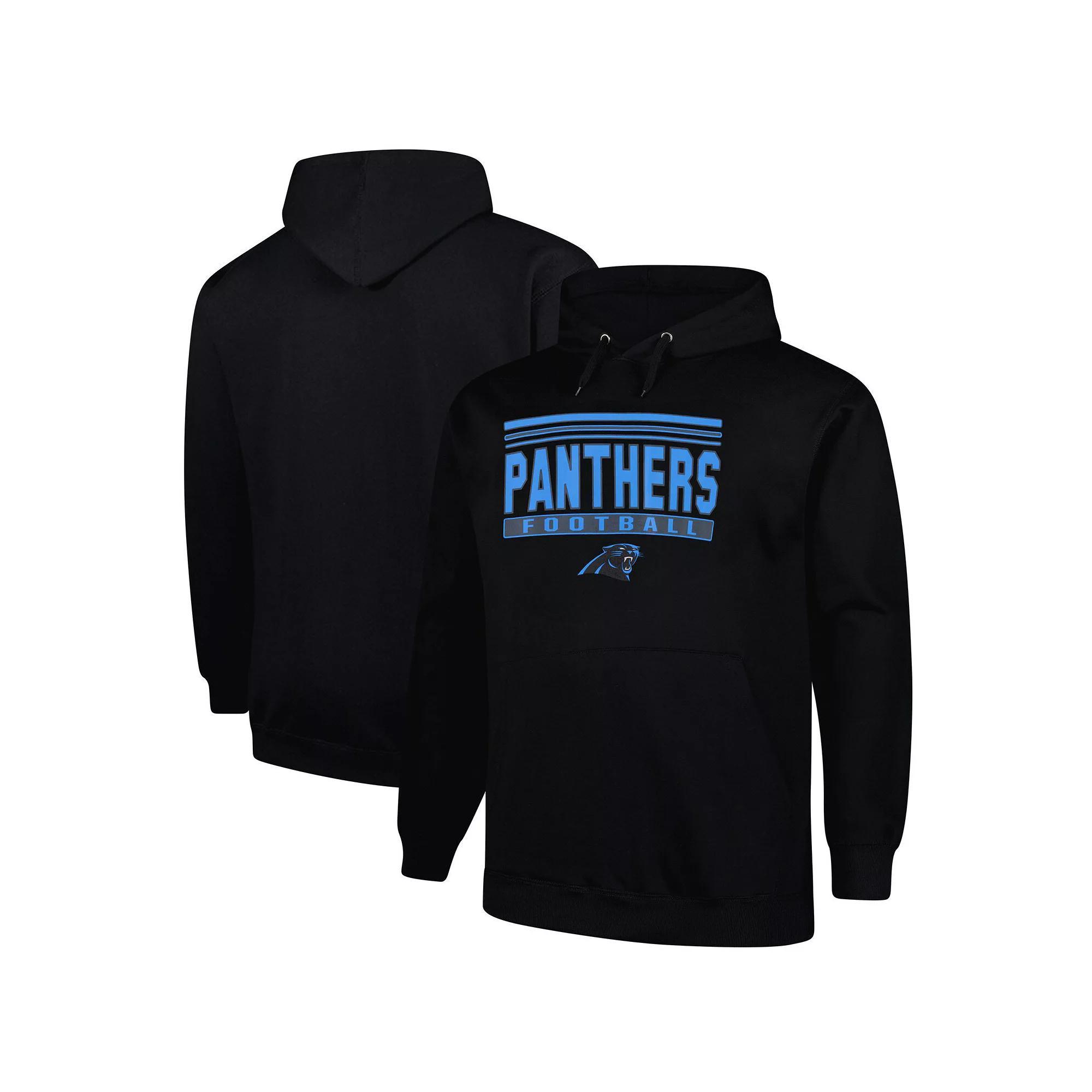 Men's Fanatics Black Atlanta Falcons Big & Tall Pop Pullover Hoodie, Size: 2XB Product Image