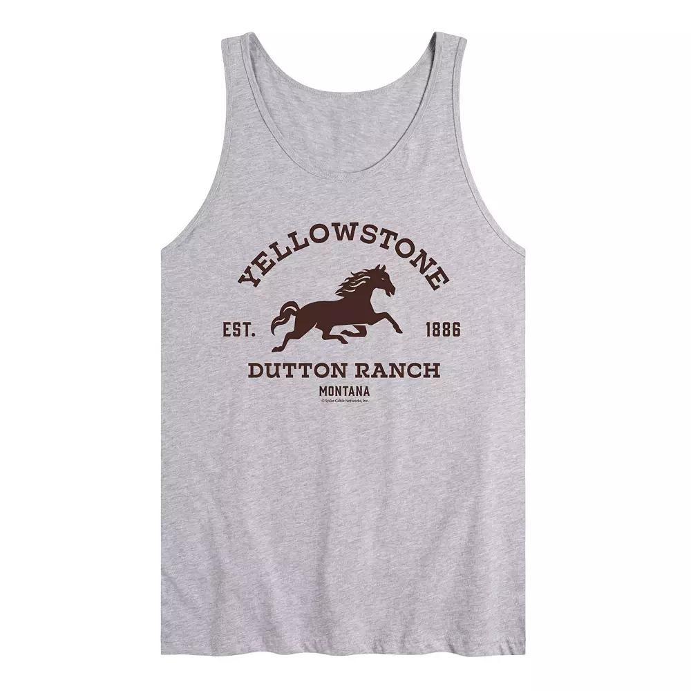 Mens Yellowstone Horse Logo Tank Top Product Image