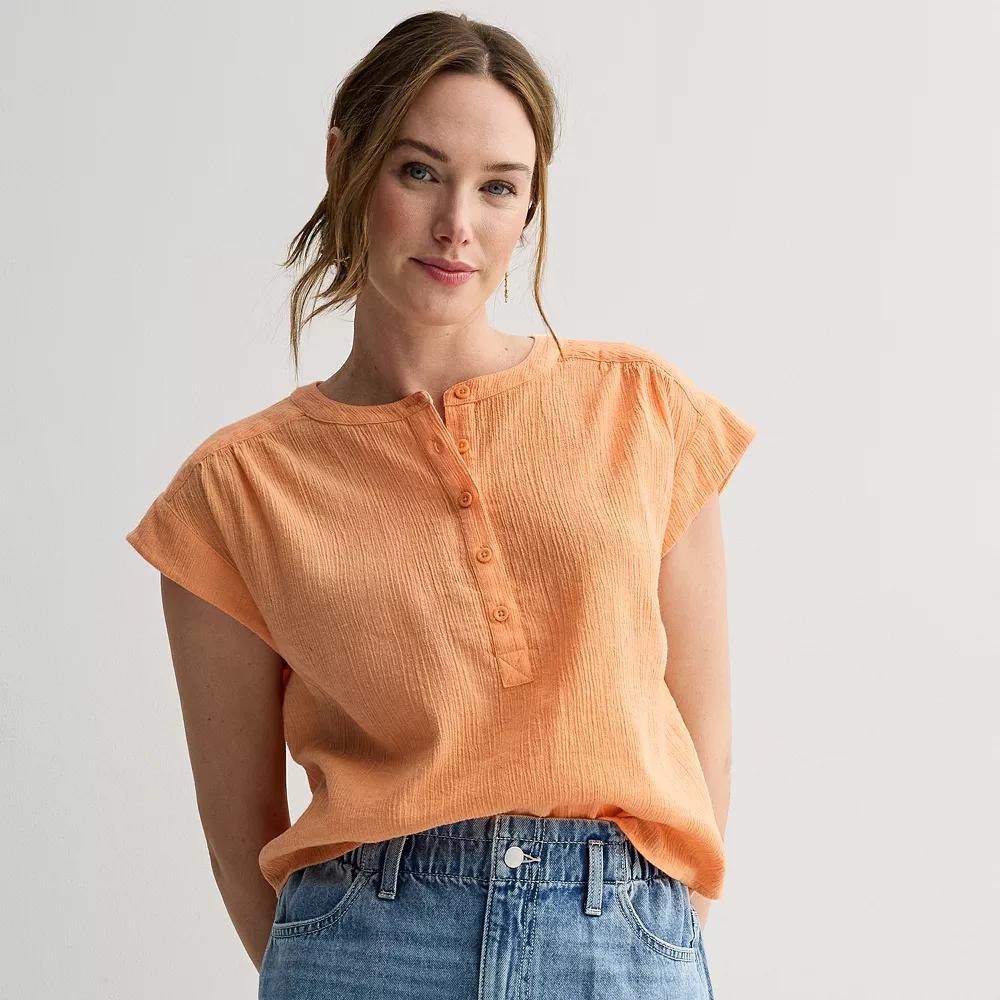Women's Sonoma Goods For Life® Dolman Sleeve Popover Top, Size: Large, Pink Spritz Product Image