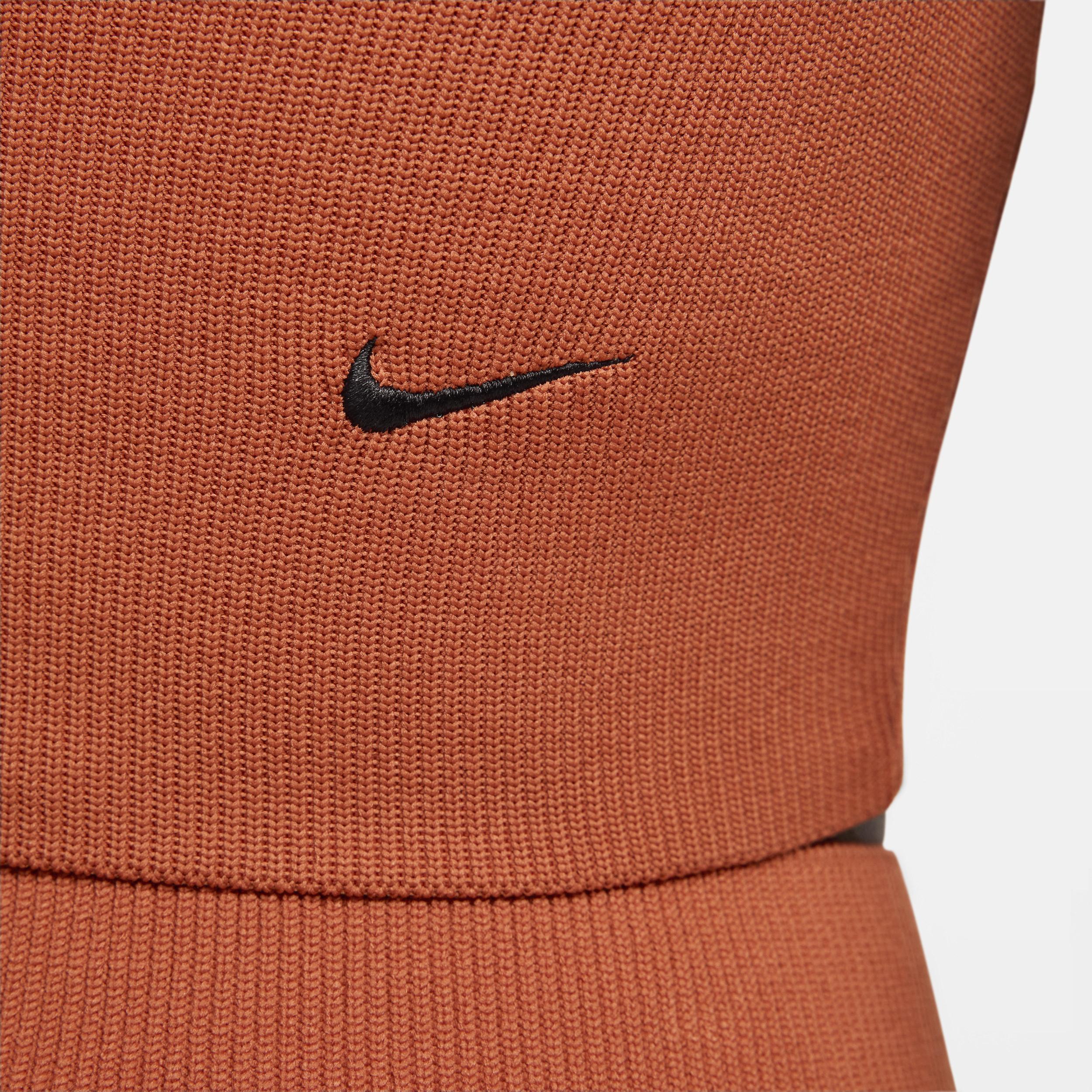 Nike Sportswear Chill Knit Women's Slim Long-Sleeve Cropped Sweater 1/2-Zip Top Product Image