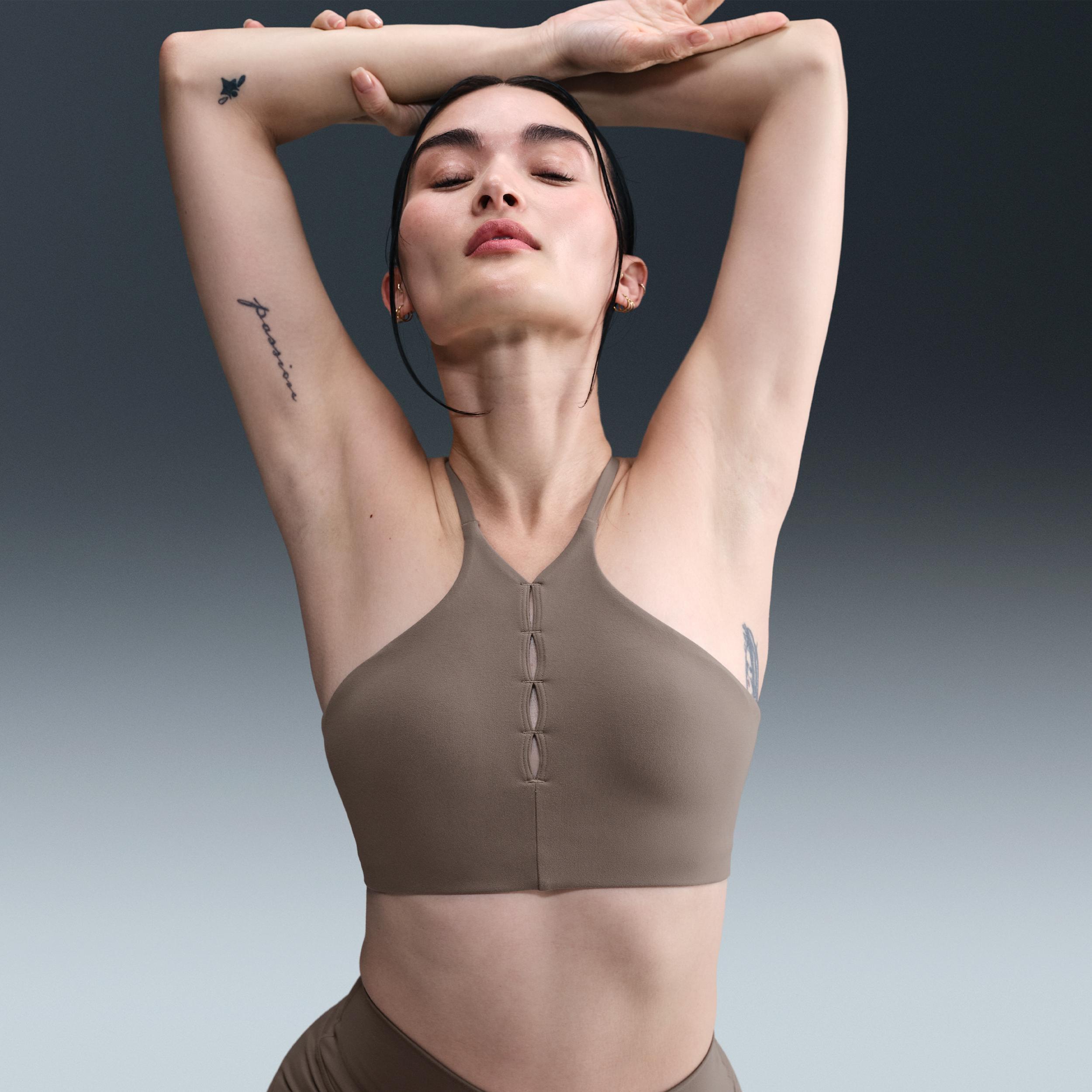 Nike Women's One Keyhole Light-Support Padded High-Neck Sports Bra Product Image
