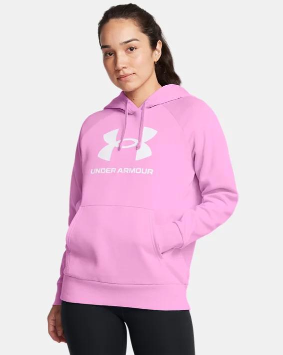 UA Rival Fleece Big Logo Womens Hoodie Product Image