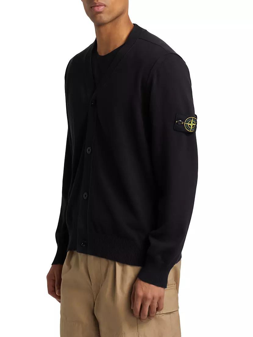 Soft Stretch-Cotton Cardigan Product Image
