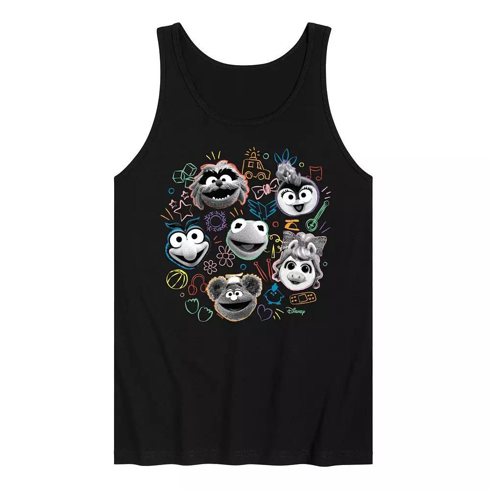 Disneys Muppets Babies Mens Faces Graphic Tank Top Product Image