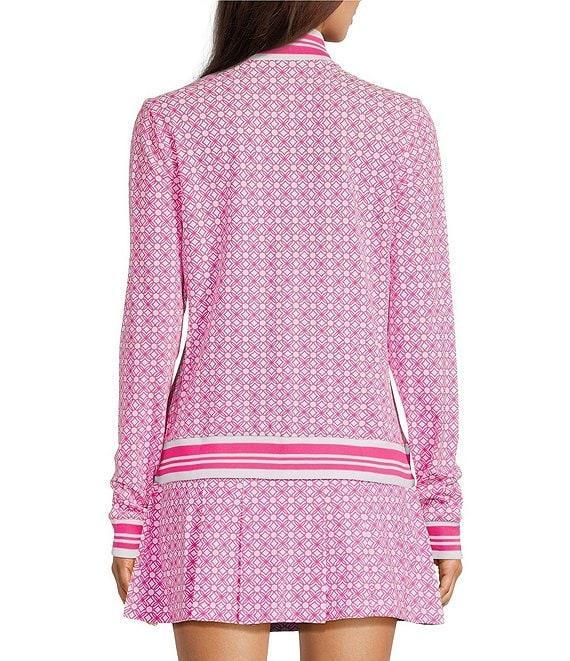Lilly Pulitzer Regate UPF 50+ Printed Luxetic Stand Collar Long Sleeve Jacket Product Image