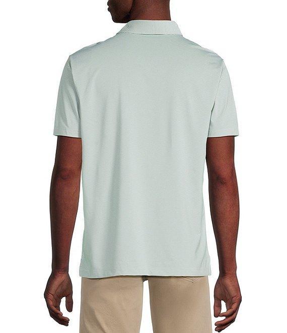 Cremieux Blue Label Performance Stretch Stripe Short Sleeve Polo Shirt Product Image