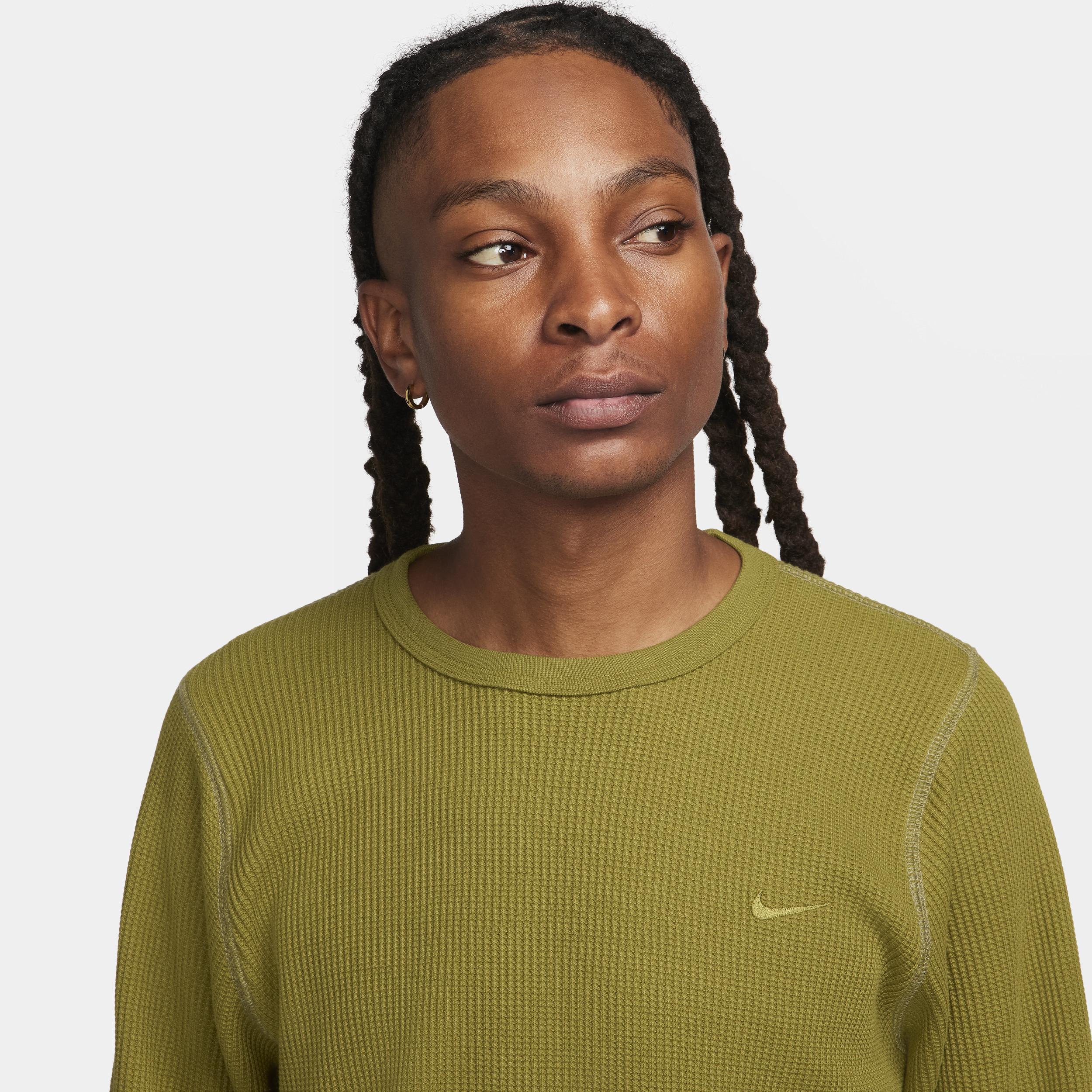 Nike Life Men's Long-Sleeve Heavyweight Waffle Top Product Image