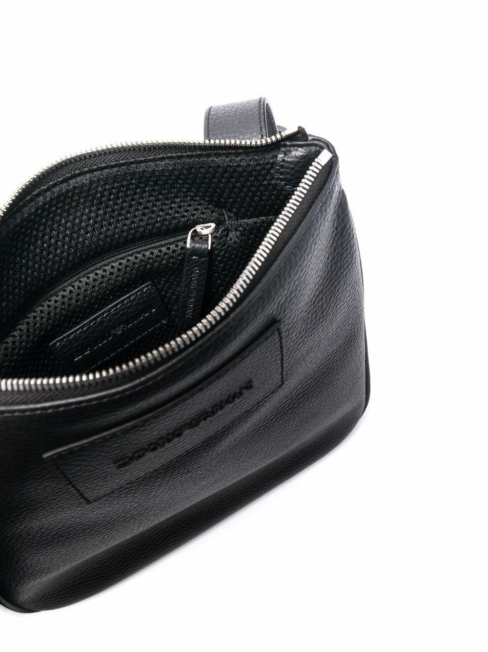 logo-embossed messenger bag Product Image