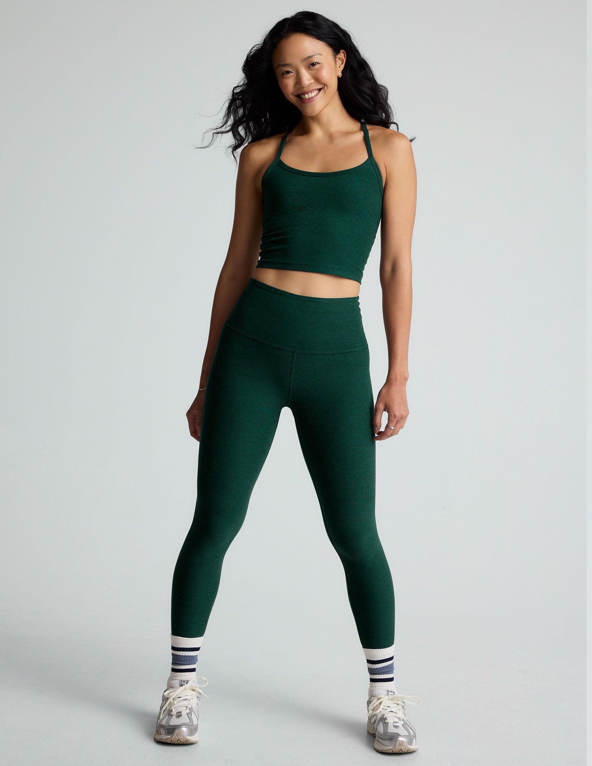 Spacedye Slim Racerback Cropped Tank Product Image