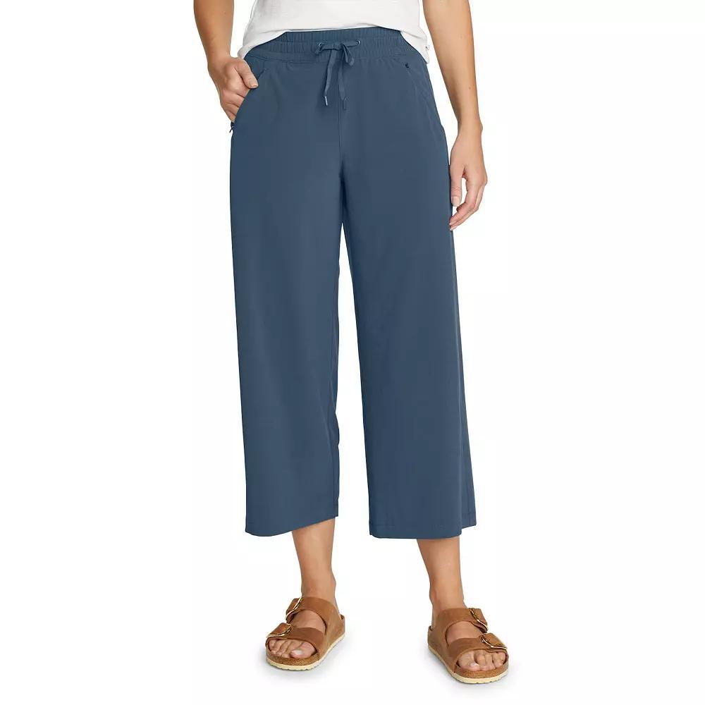 Petite Eddie Bauer Departure Wide Leg Pants, Women's, Size: Medium, Dusk Product Image