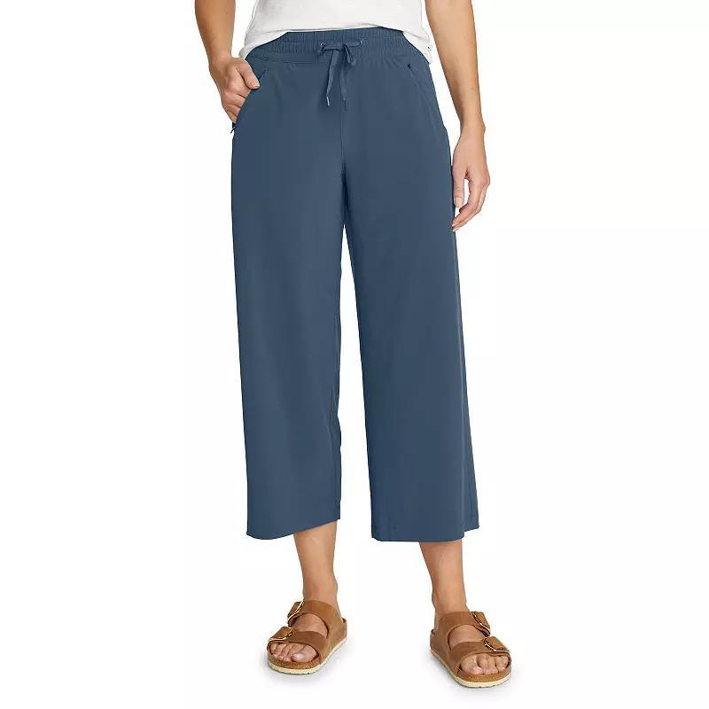 Petite Eddie Bauer Departure Wide Leg Pants, Women's, Size: Medium, Dusk Product Image