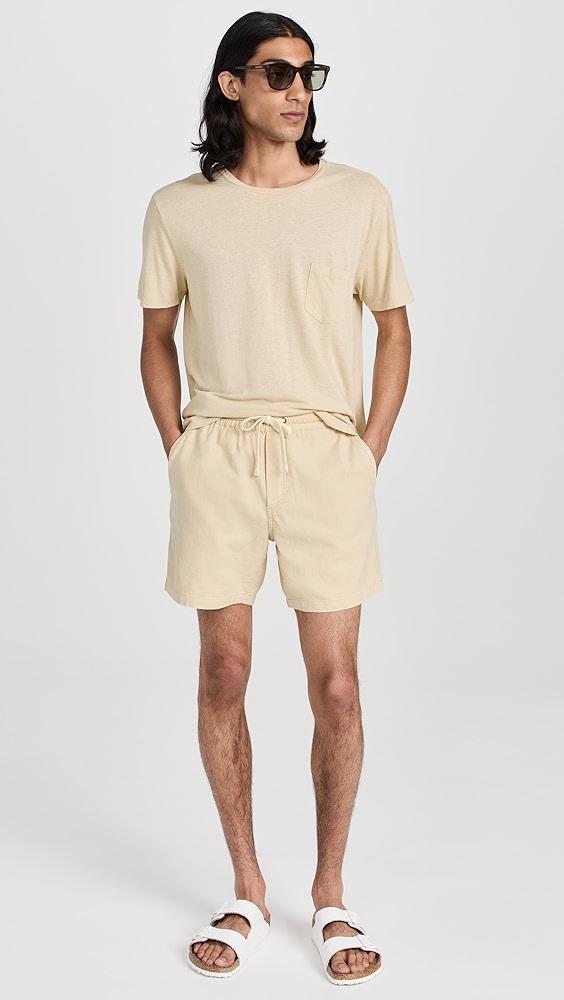 Marine Layer Relaxed Hemp Cotton Tee | Shopbop Product Image