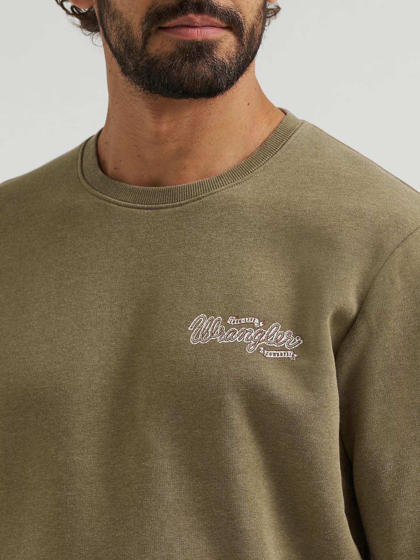 Men's Wrangler Graphic Long Sleeve Pullover | Men's SHIRTS | Wrangler® Product Image