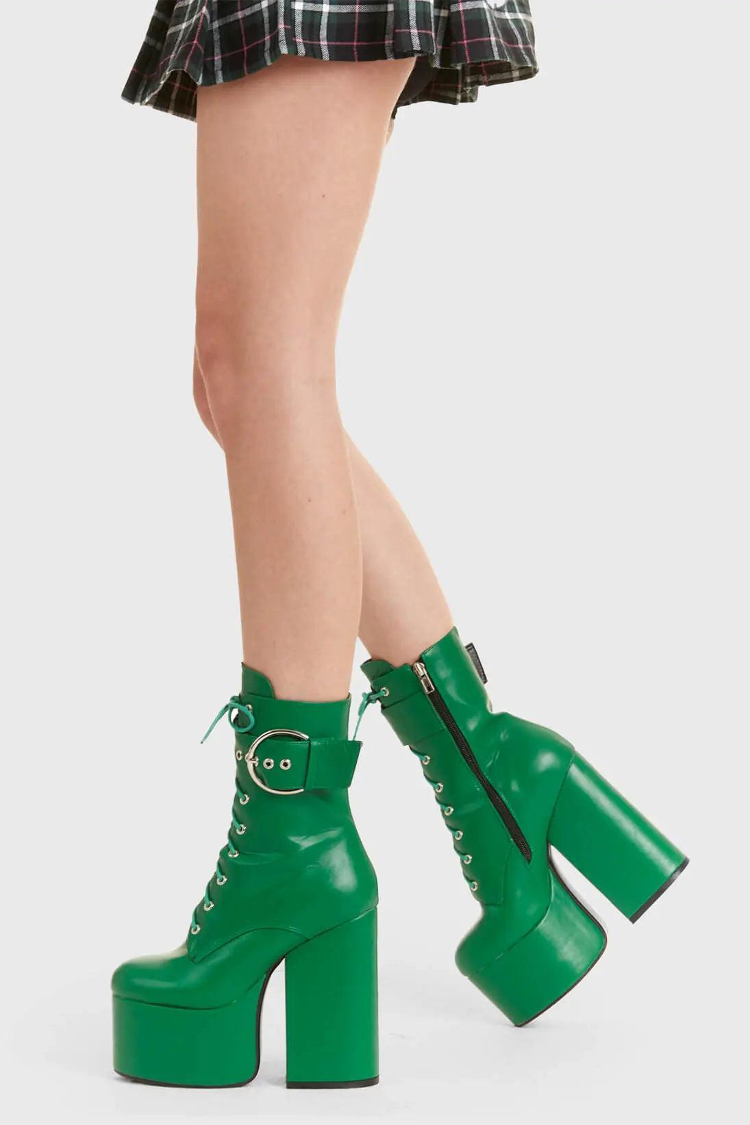 One Shot Platform Ankle Boots Product Image