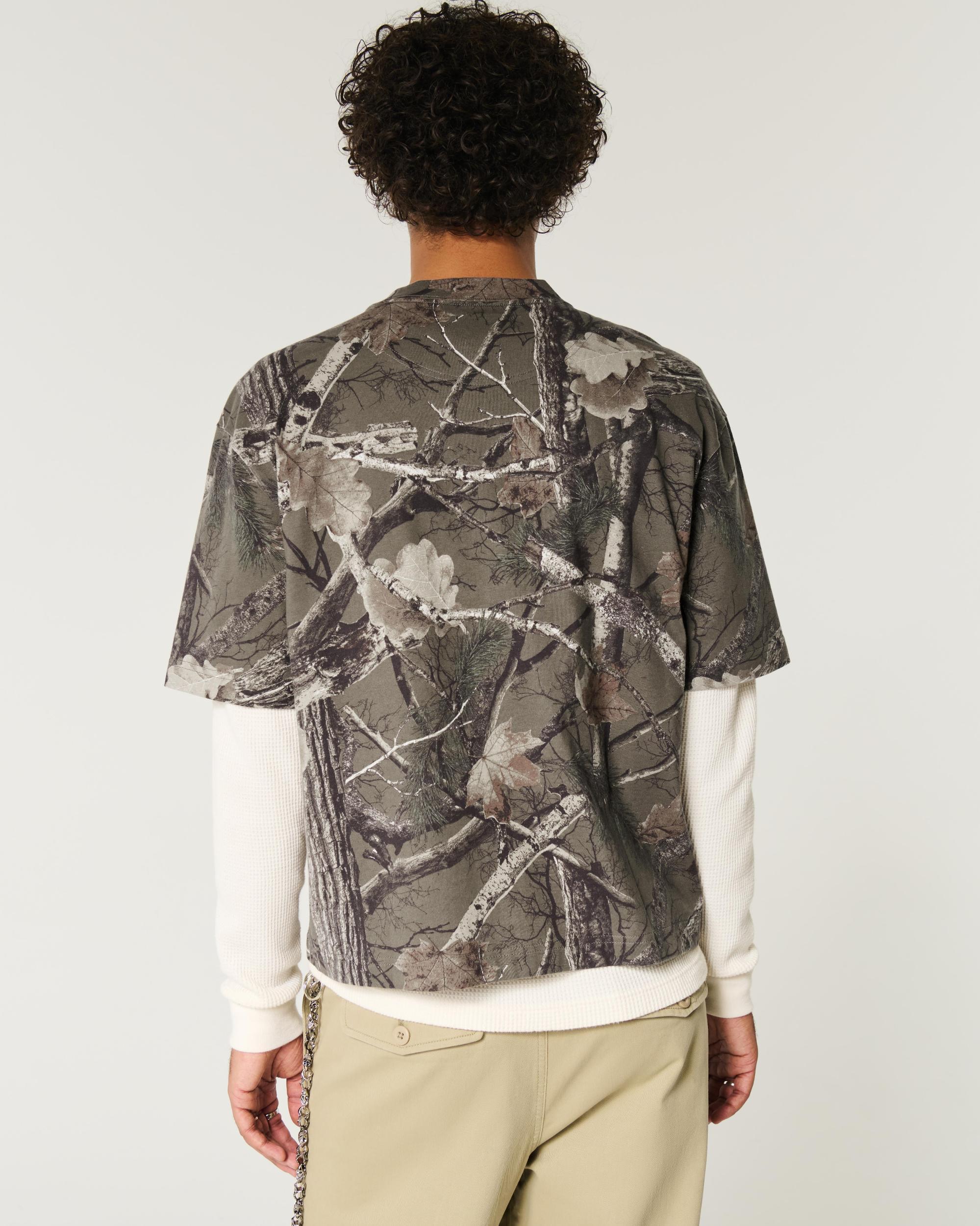 Boxy Heavyweight Crop Crew T-Shirt Product Image
