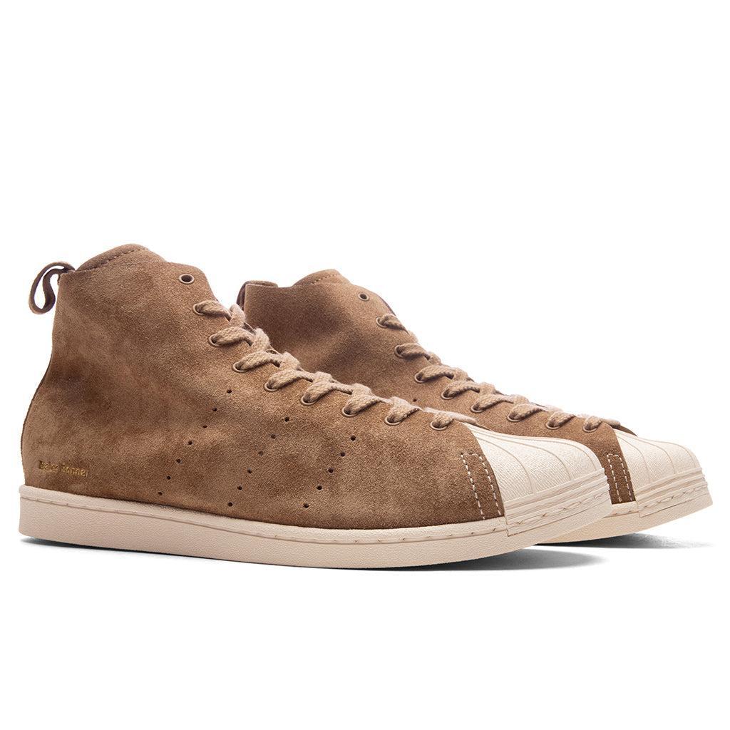 Adidas Originals x Wales Bonner Superstar Hi - Supplier Colour/Core White/Night Brown Male Product Image