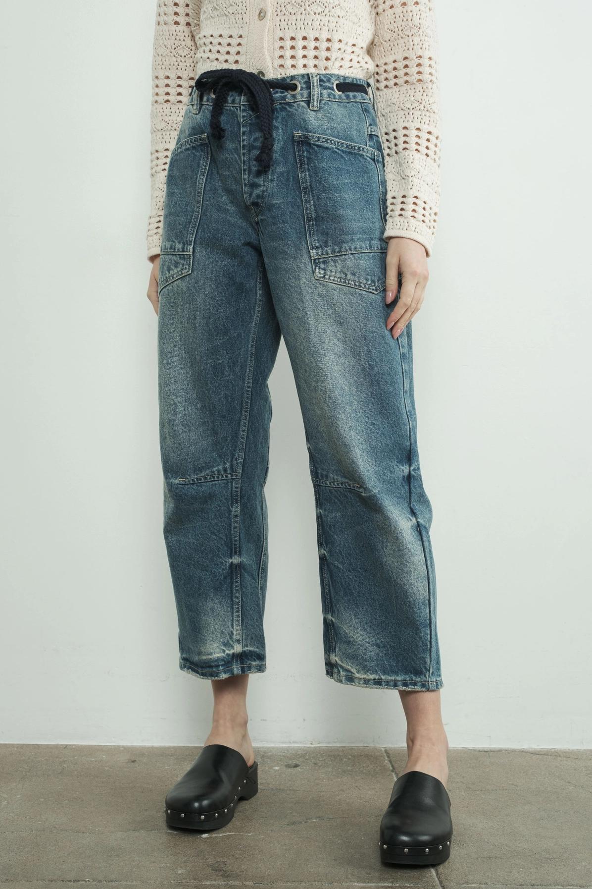 Eyelet Waist Pants Product Image