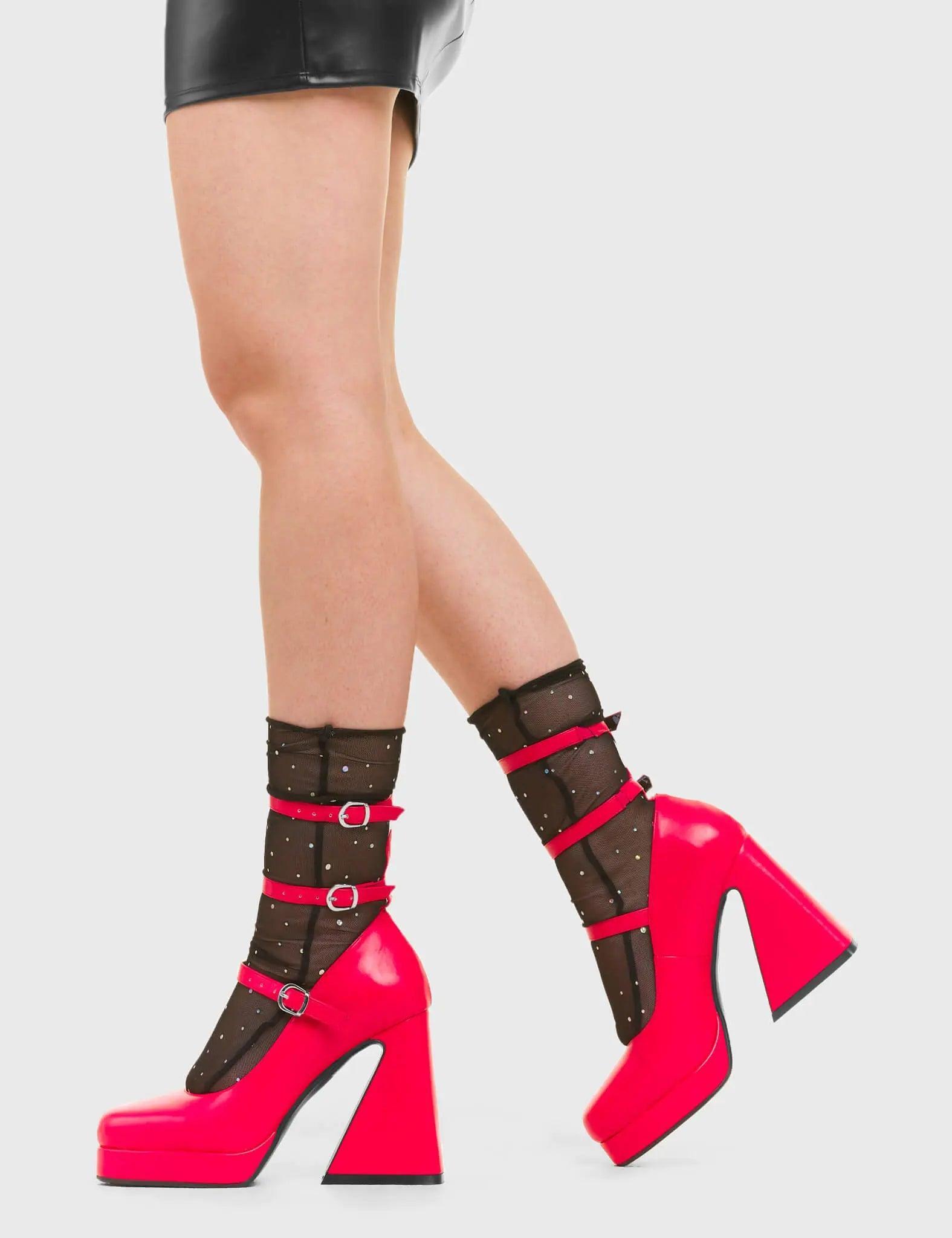 Patchboard Platform Heels Product Image