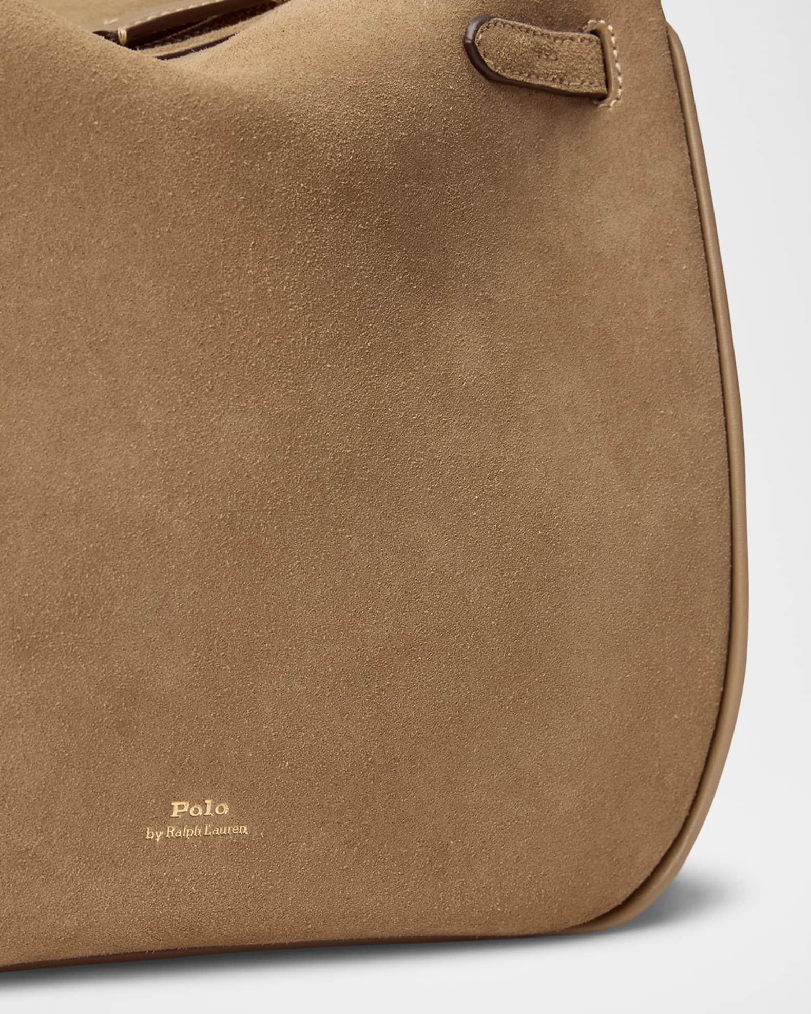 Polo ID Suede Large Satchel Bag Product Image