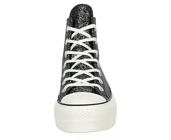 Converse All Star Lift Womens Shinefetti Platform High-Top Sneakers Product Image