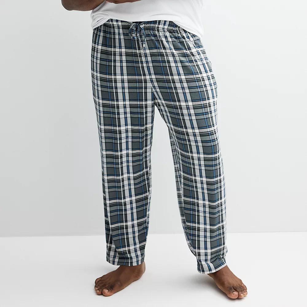 Big & Tall Sonoma Goods For Life® Supersoft Pajama Pants, Men's, Size: Large Tall, Blue Space Dye Product Image