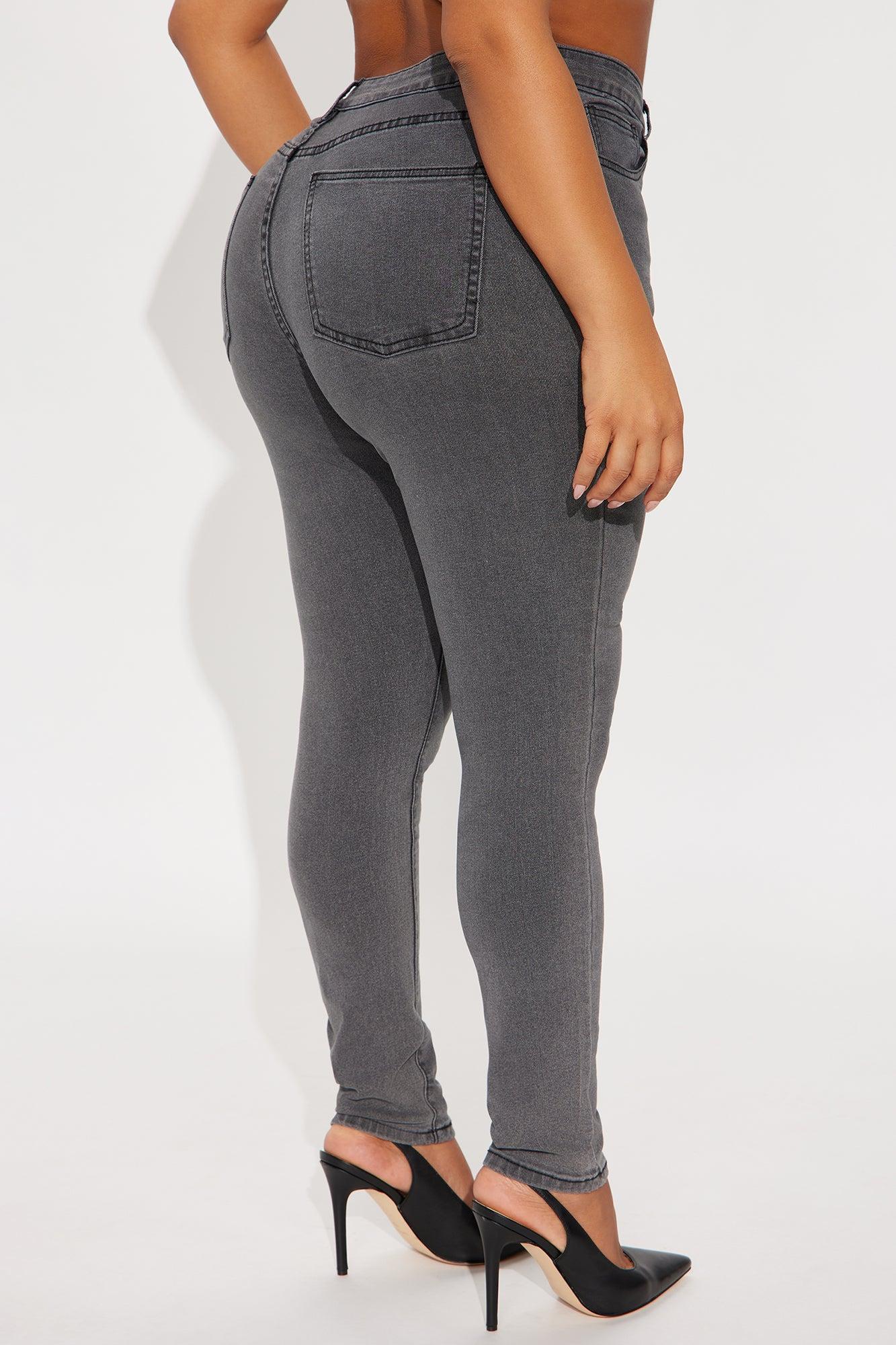 In The Black Skinny Jeans - Charcoal Product Image