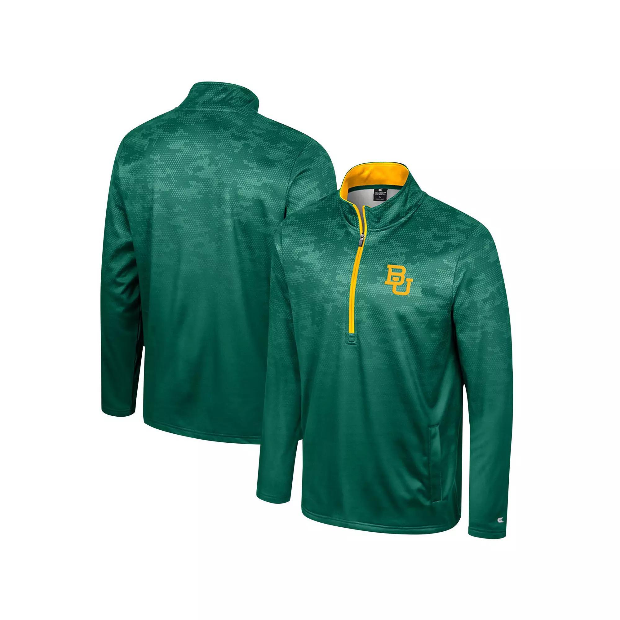 Men's Colosseum  Orange Oklahoma State Cowboys The Machine Half-Zip Jacket, Size: Medium Product Image