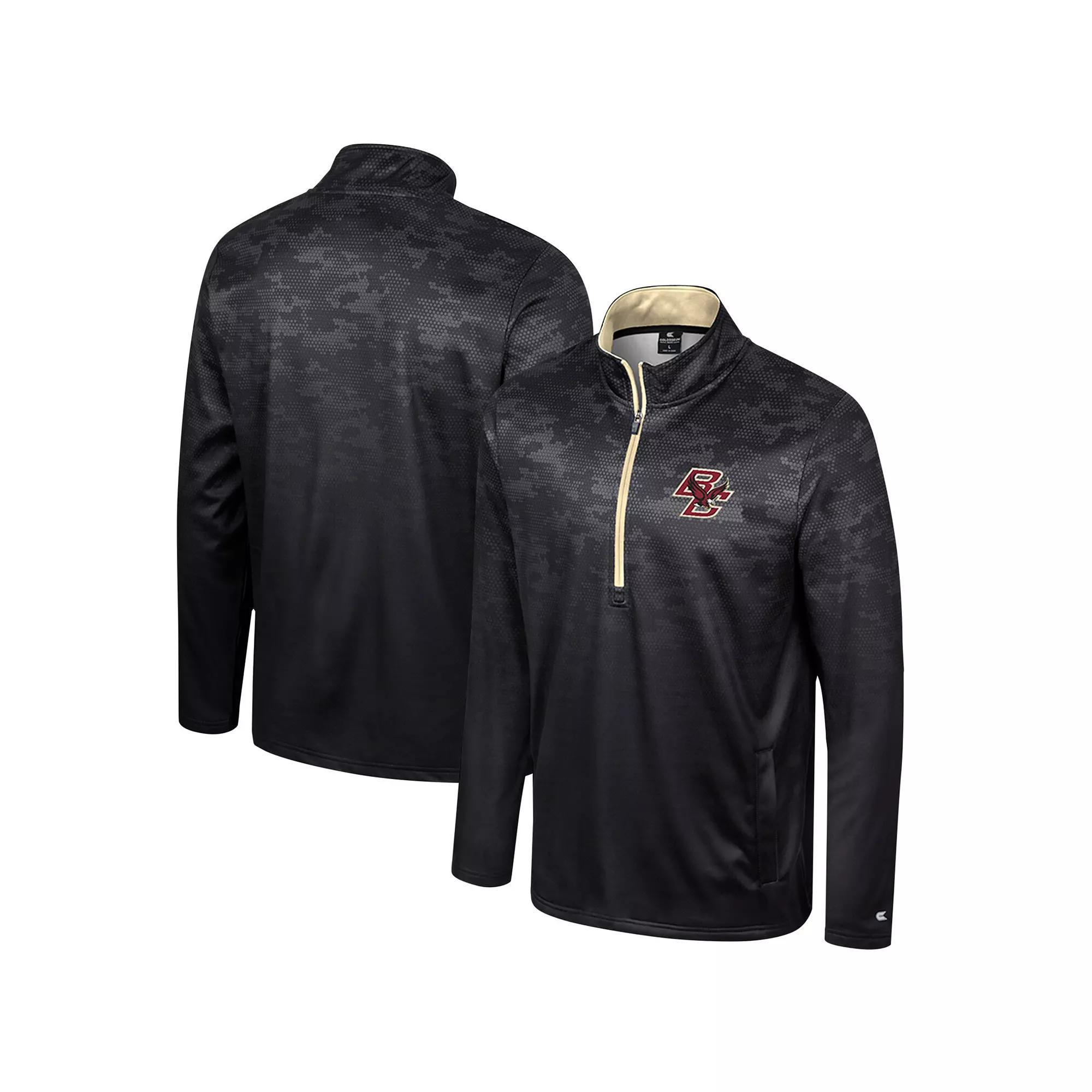 Men's Colosseum  Orange Oklahoma State Cowboys The Machine Half-Zip Jacket, Size: Medium Product Image