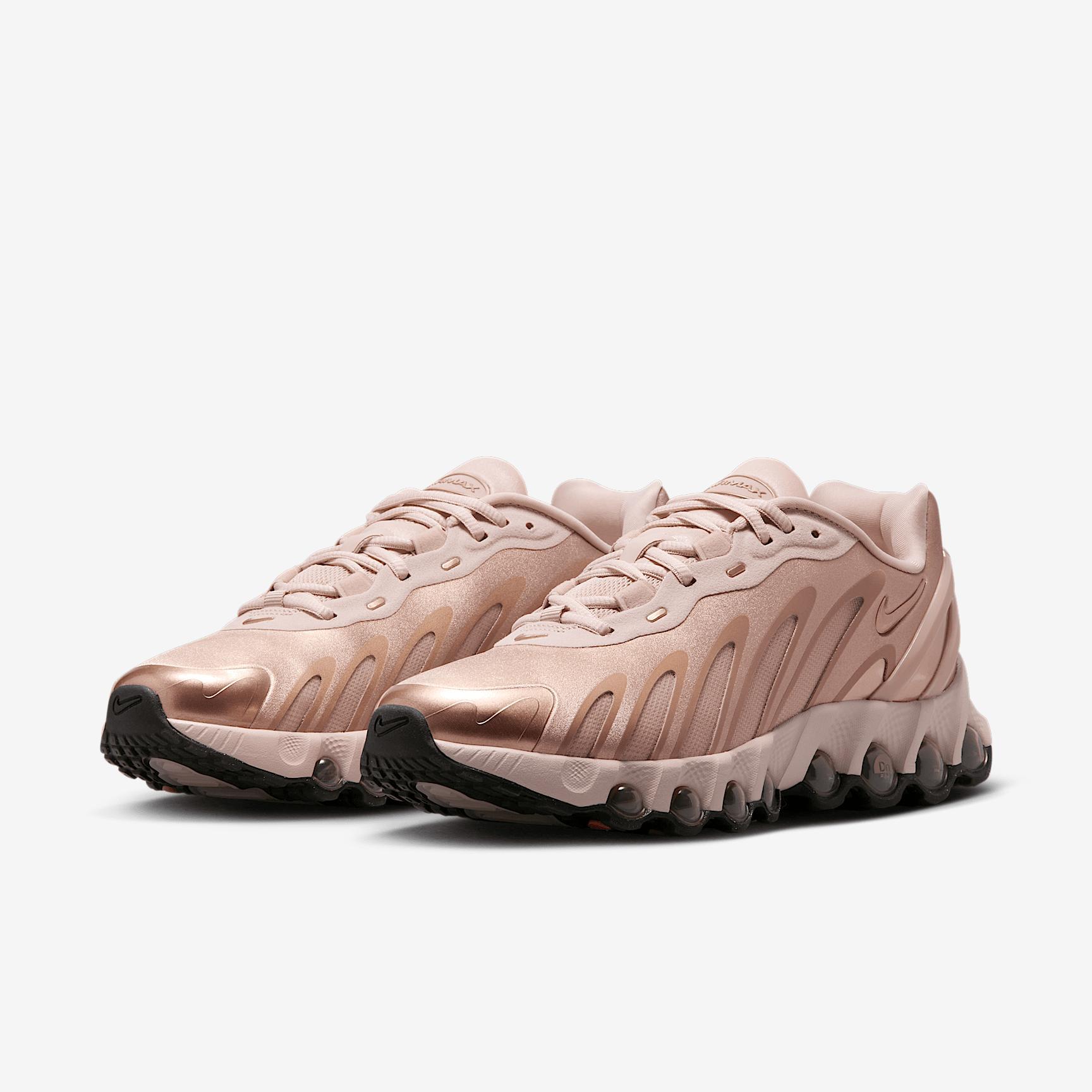 Nike Womens Air Max Dn8 Casual Shoes in Metallic Red Bronze/Particle Beige/Hemp Product Image