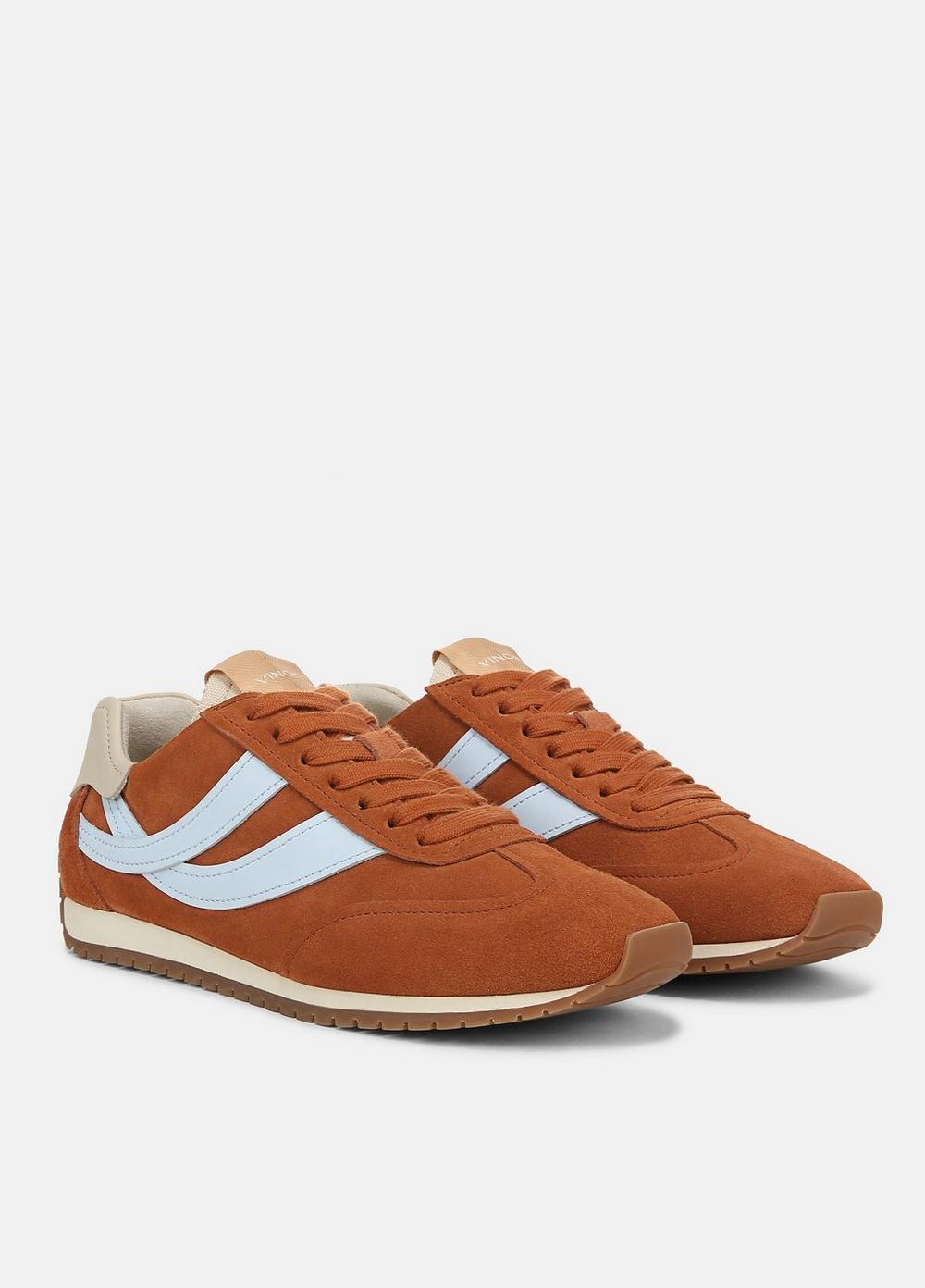 Womens Oasis Suede & Leather Runner Sneaker, Vintage Ember/celeste, Size 6 Vince Product Image