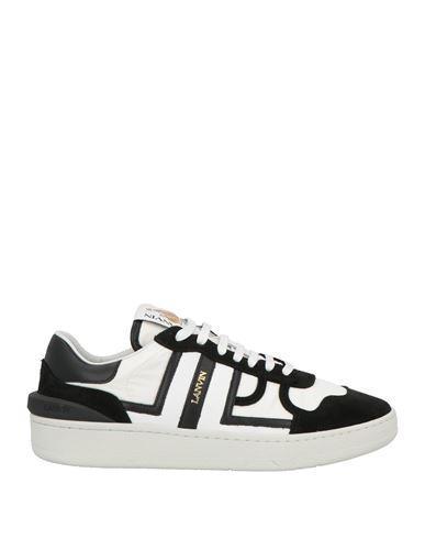 White & Black Clay Mesh Sneakers Product Image