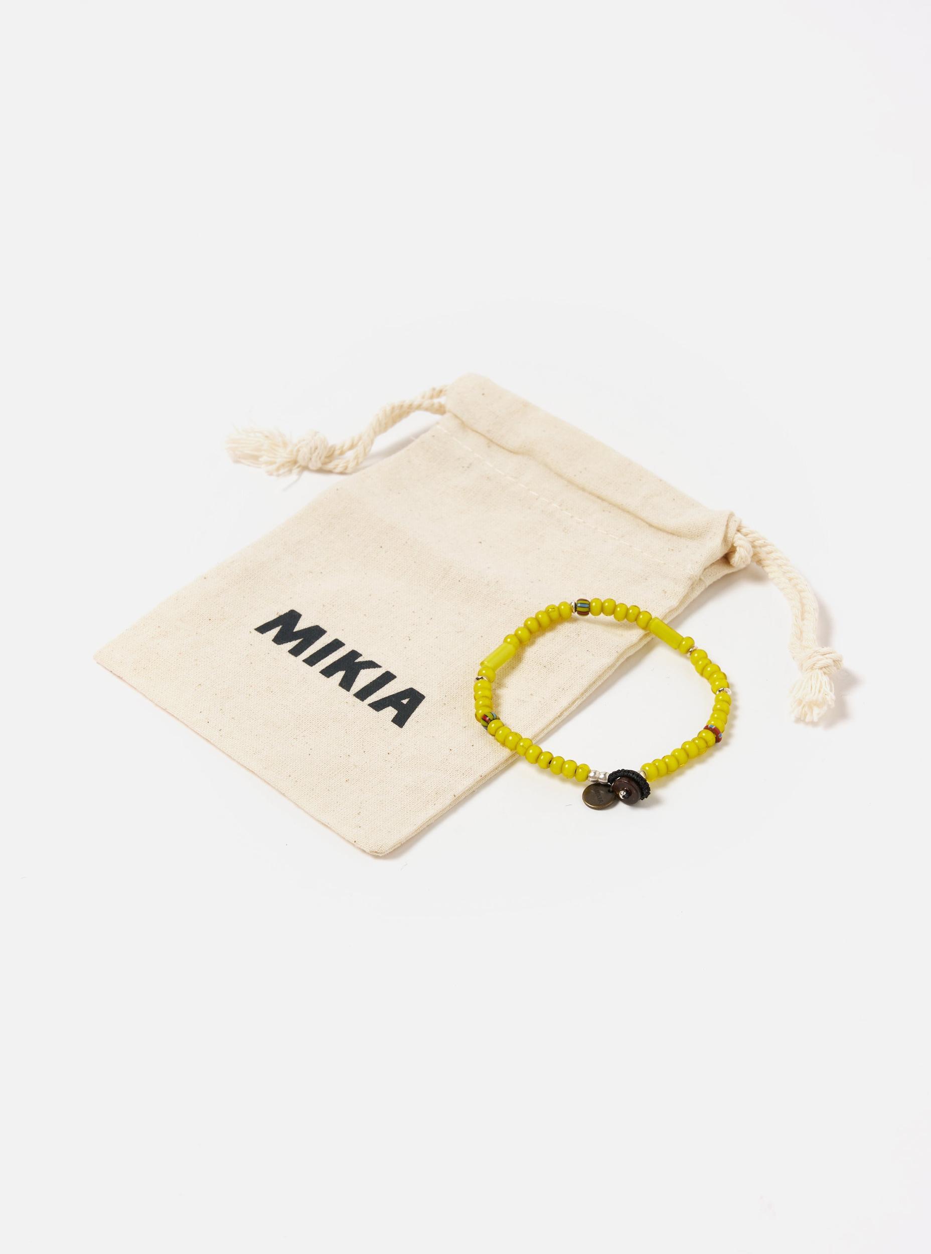 Mikia Bracelet in Yellow/White Hearts Product Image
