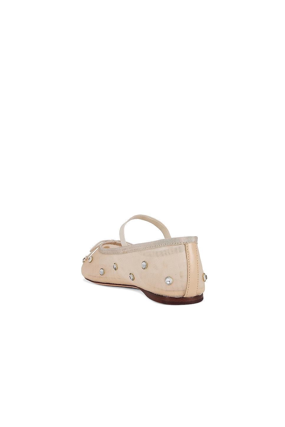 Womens Leonie Crystal Mesh Ballet Flats Product Image