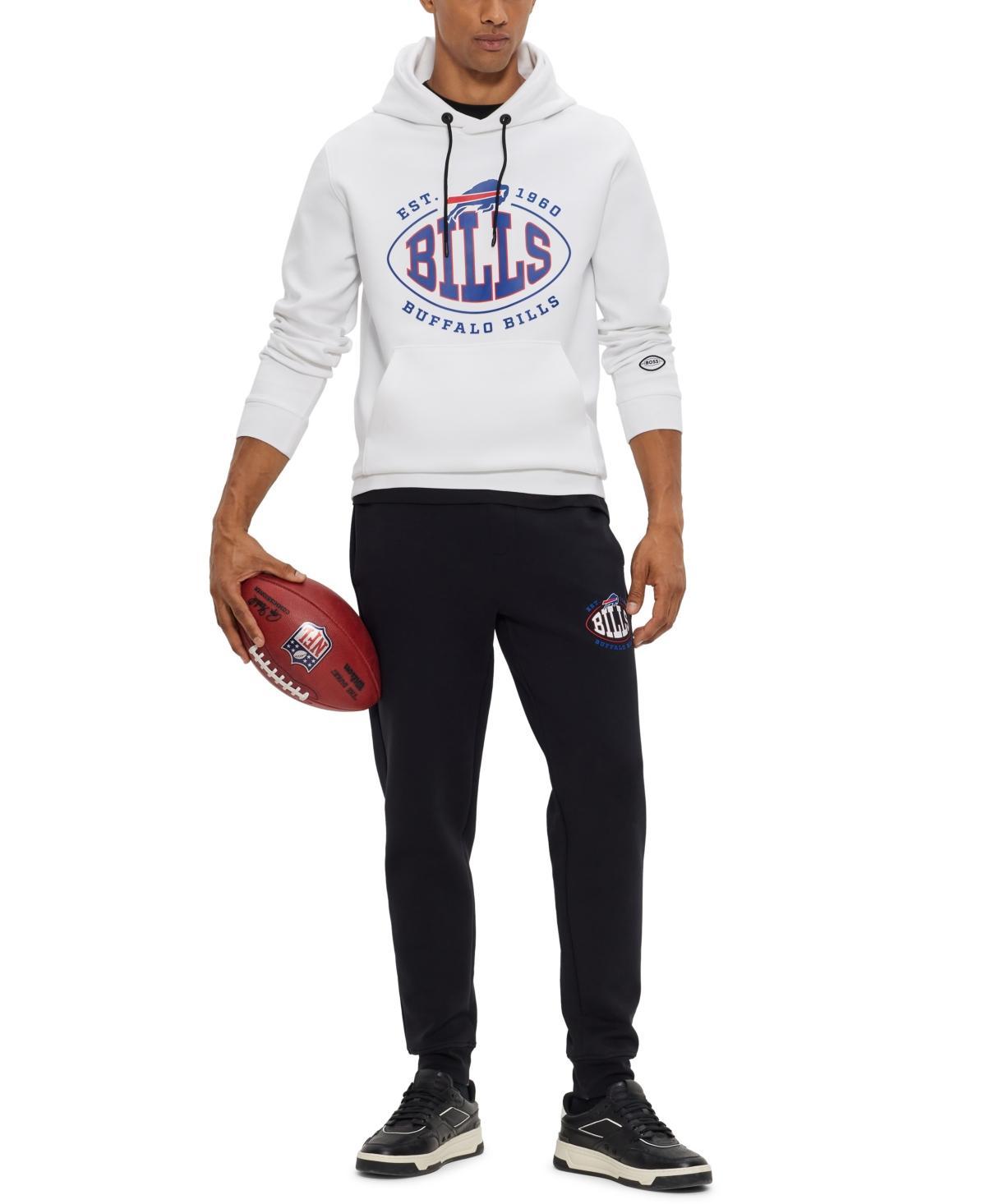 HUGO BOSS Boss X Nfl Cotton-blend Hoodie With Collaborative Branding In Bears Product Image