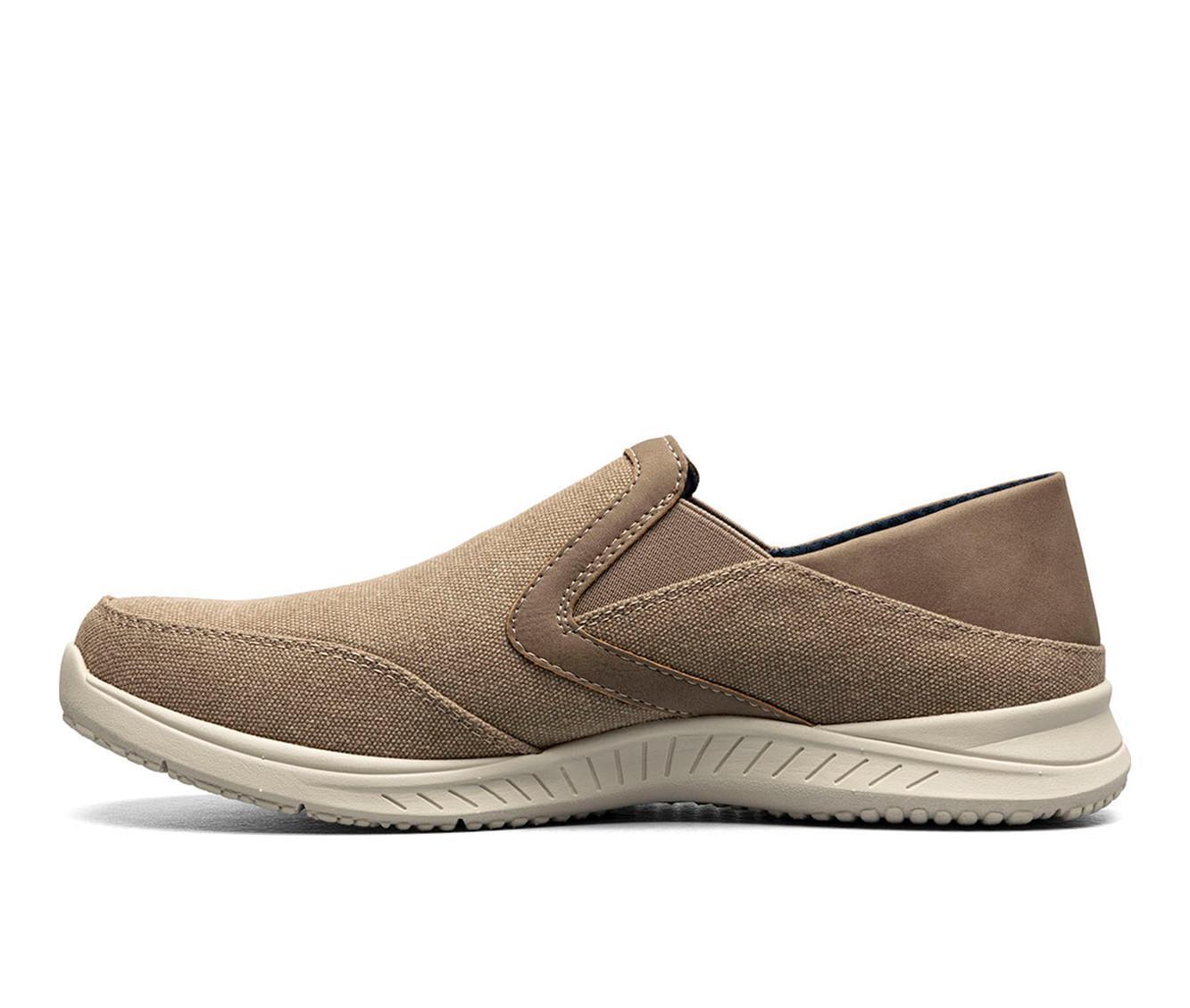Men's Nunn Bush Conway EZ Canvas Moc Toe Slip On Shoes Product Image