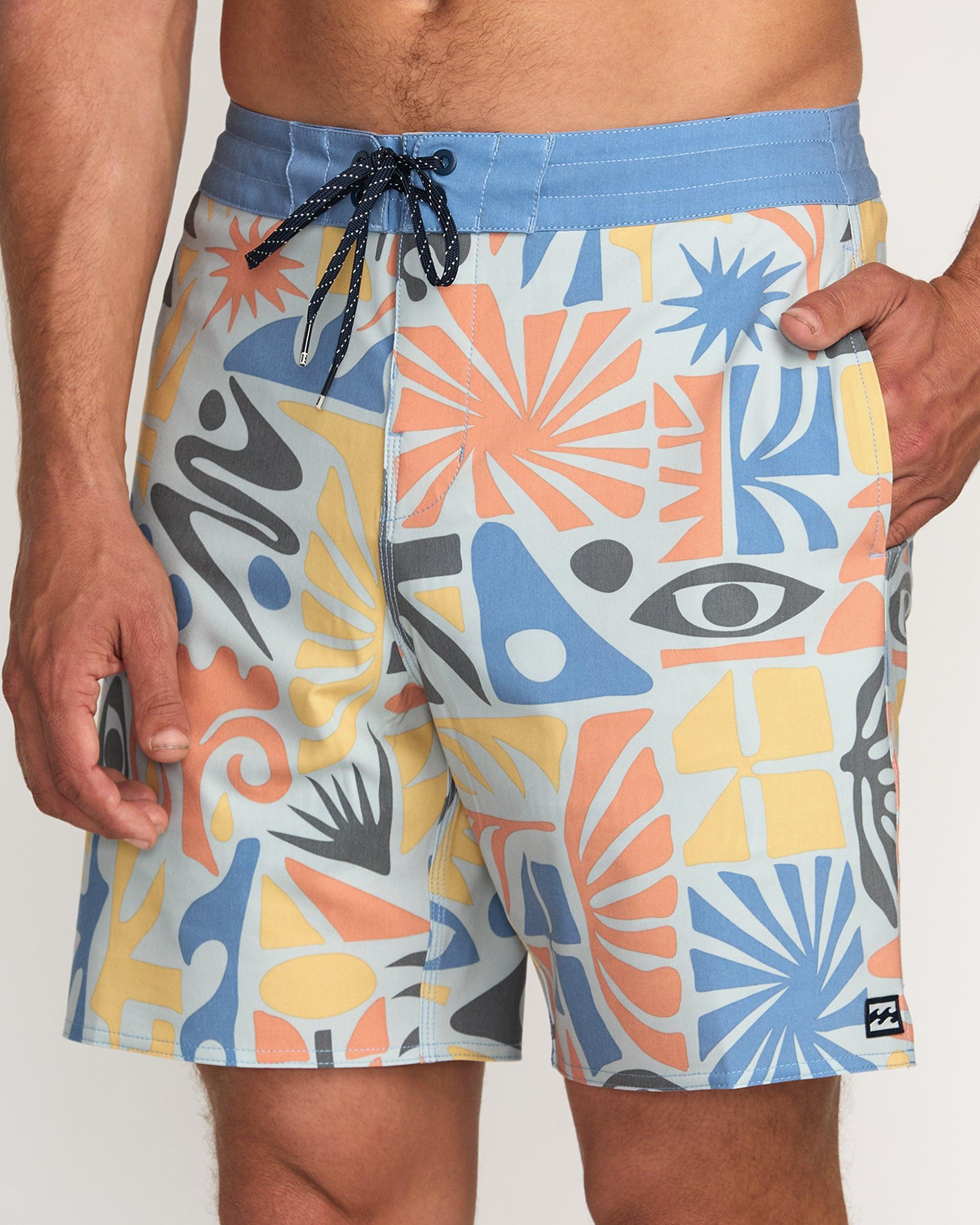 Good Times Lo Tide 18" Boardshorts - Multi Male Product Image
