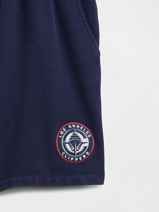 NBA Los Angeles Clippers Logo Heavyweight Sweat Shorts Product Image