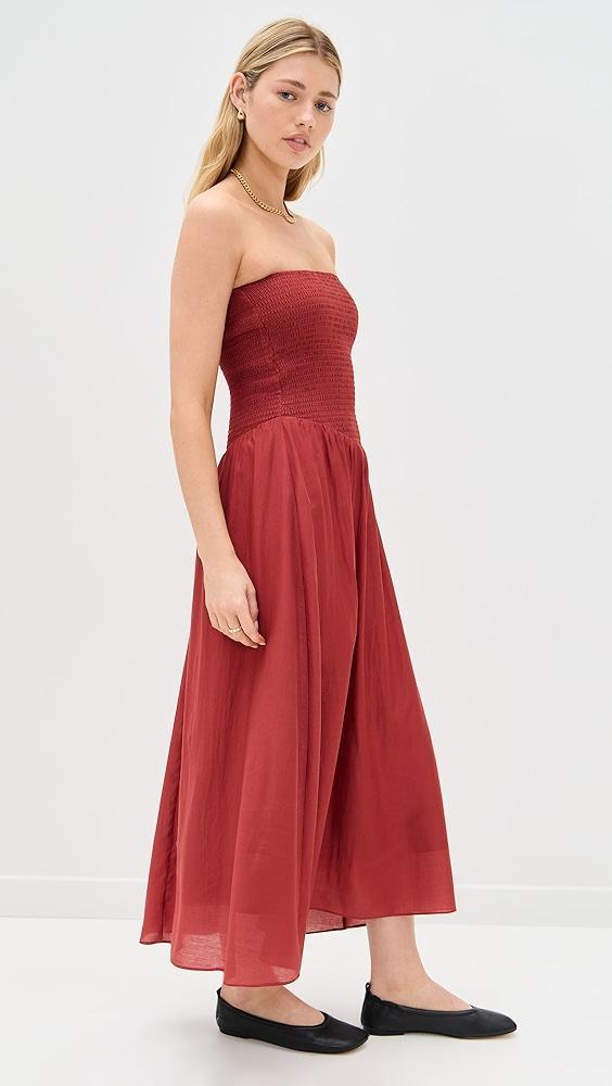 Pixie Market Smocked Strapless Dress | Shopbop Product Image